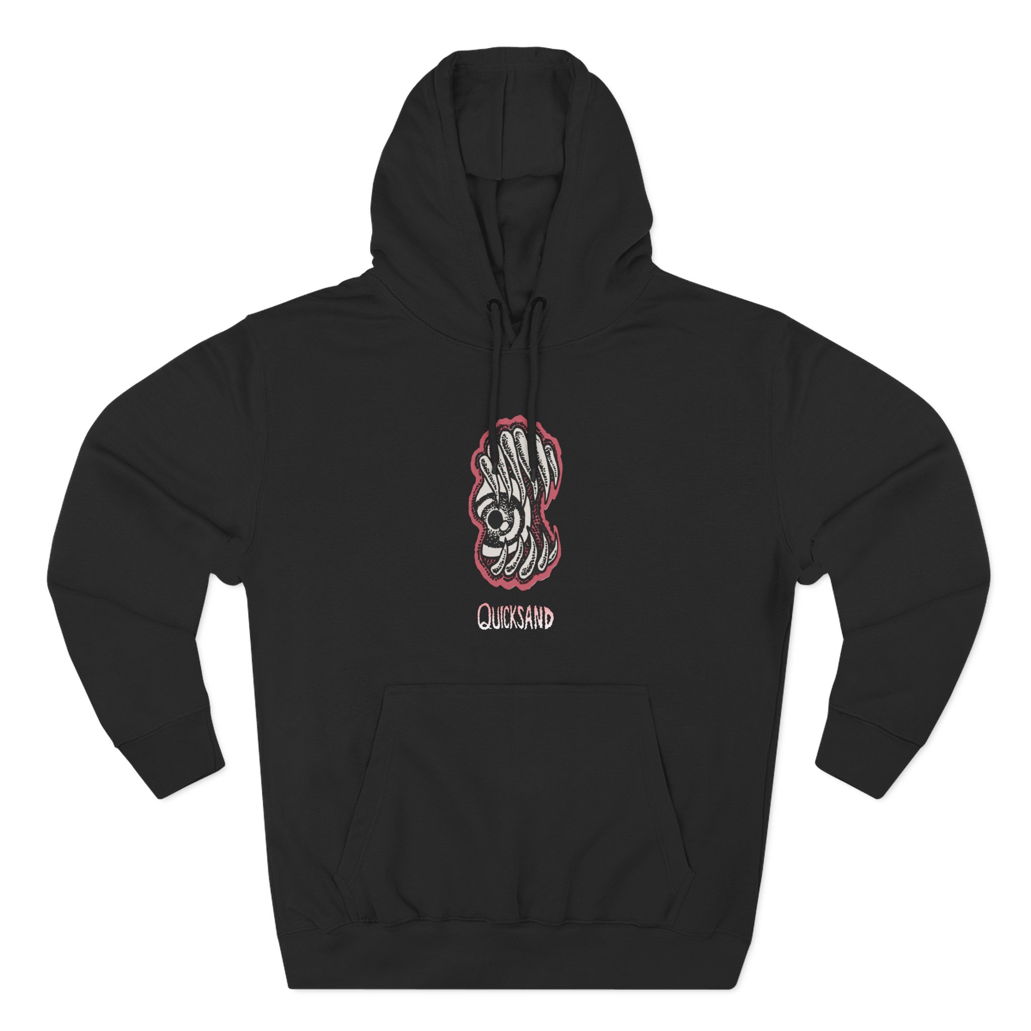 Quicksand Teeth Monster Three-Panel Fleece Hoodie