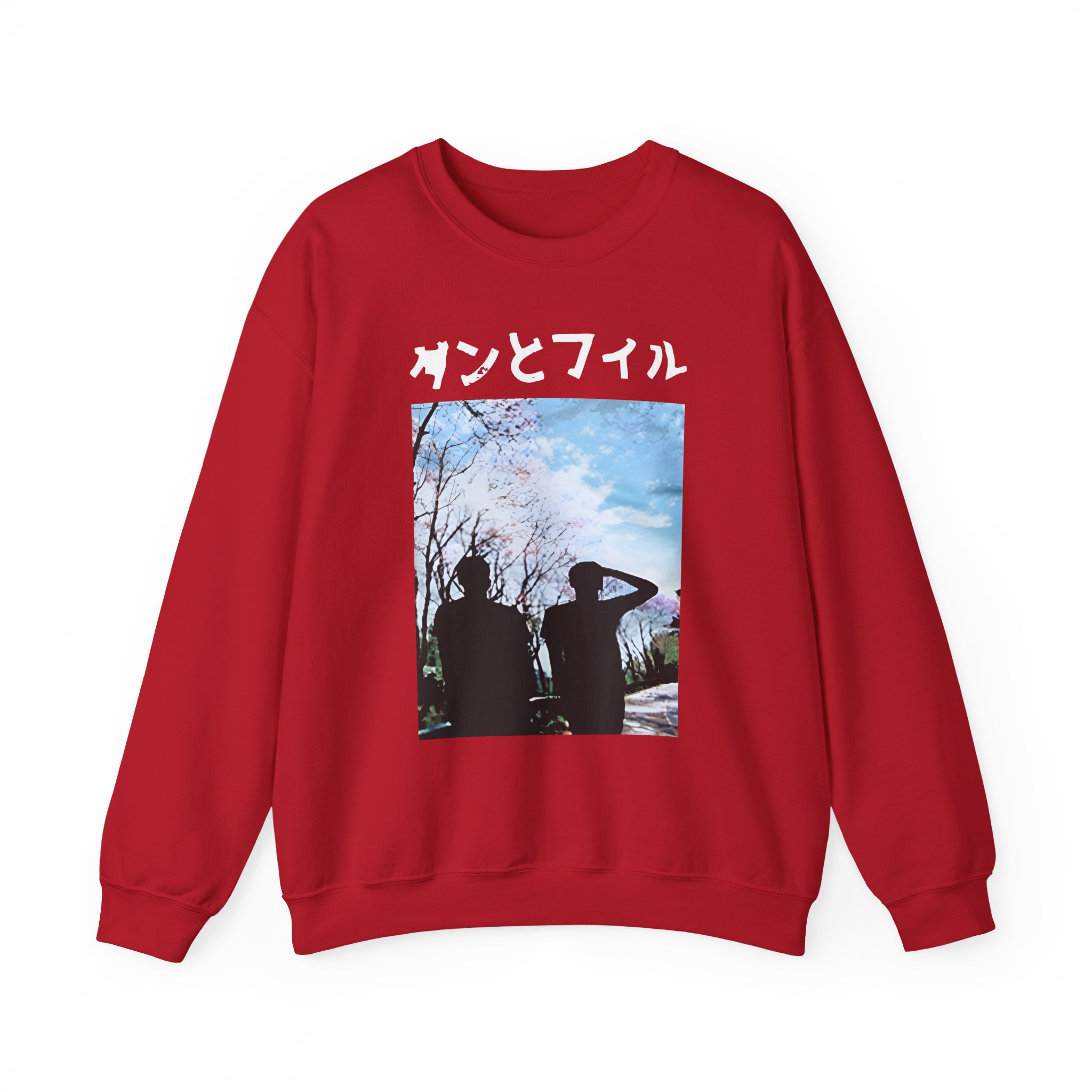 Dan and Phil Blossom Unisex Heavy Blendâ„¢ Crewneck Sweatshirt