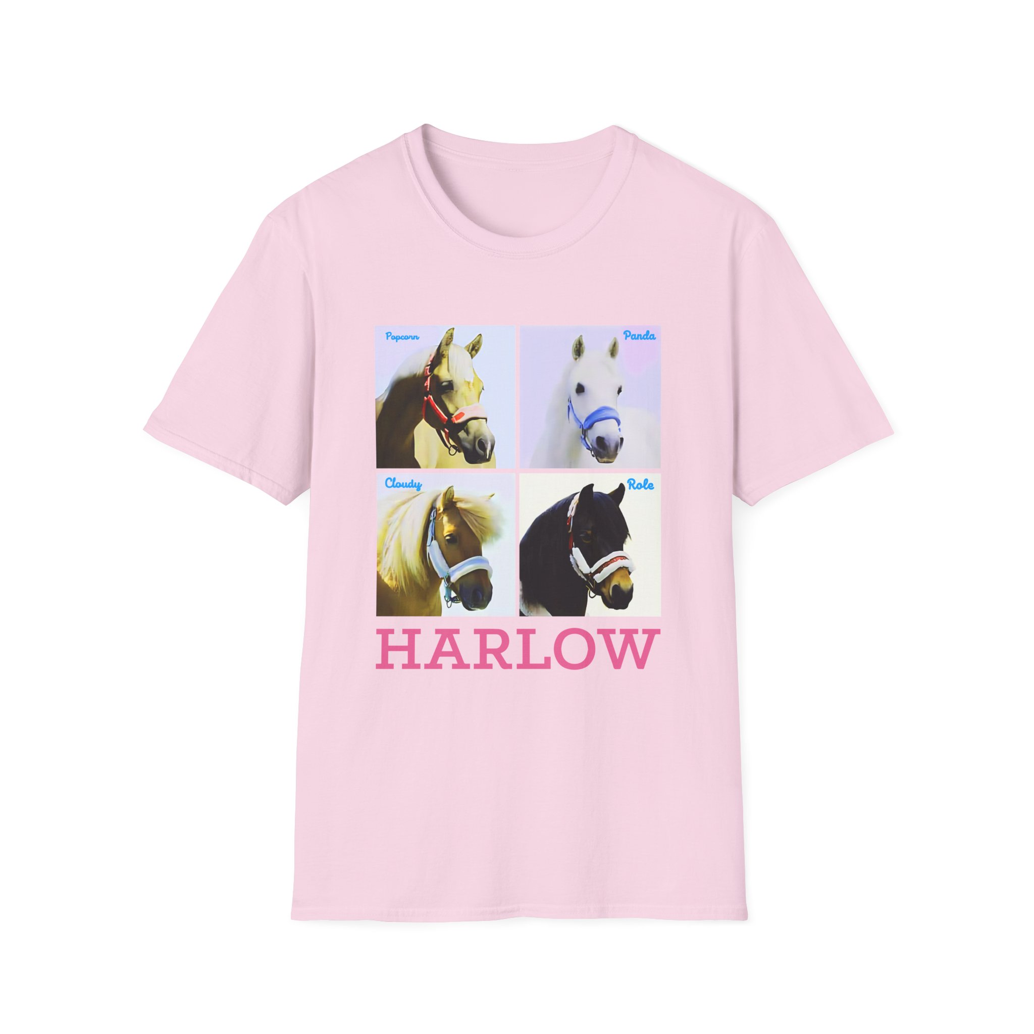 Harlow and Popcorn Unisex Softstyle T-Shirt