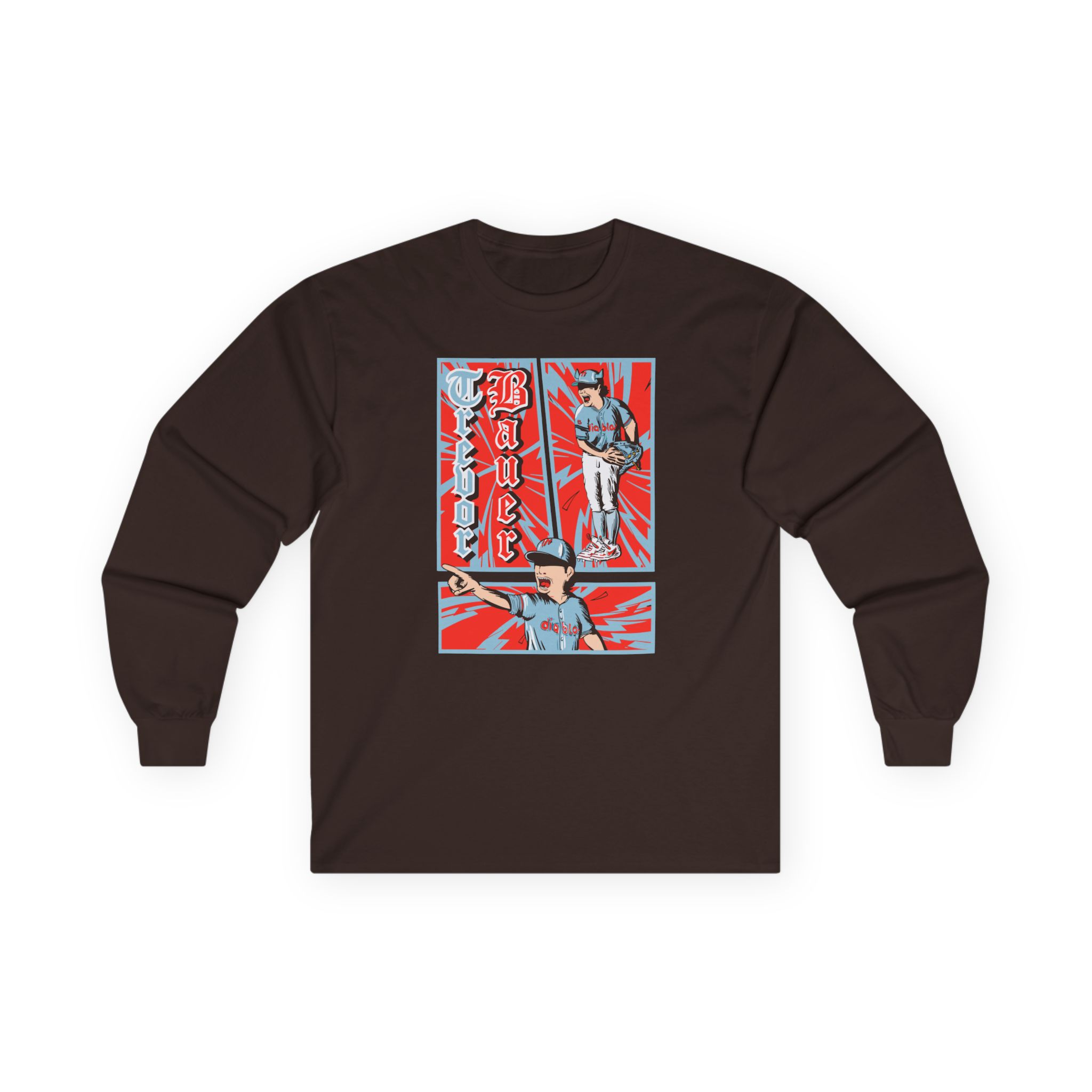 Trevor Bauer Diablo's Comic Strip Unisex Ultra Cotton Long Sleeve Tee