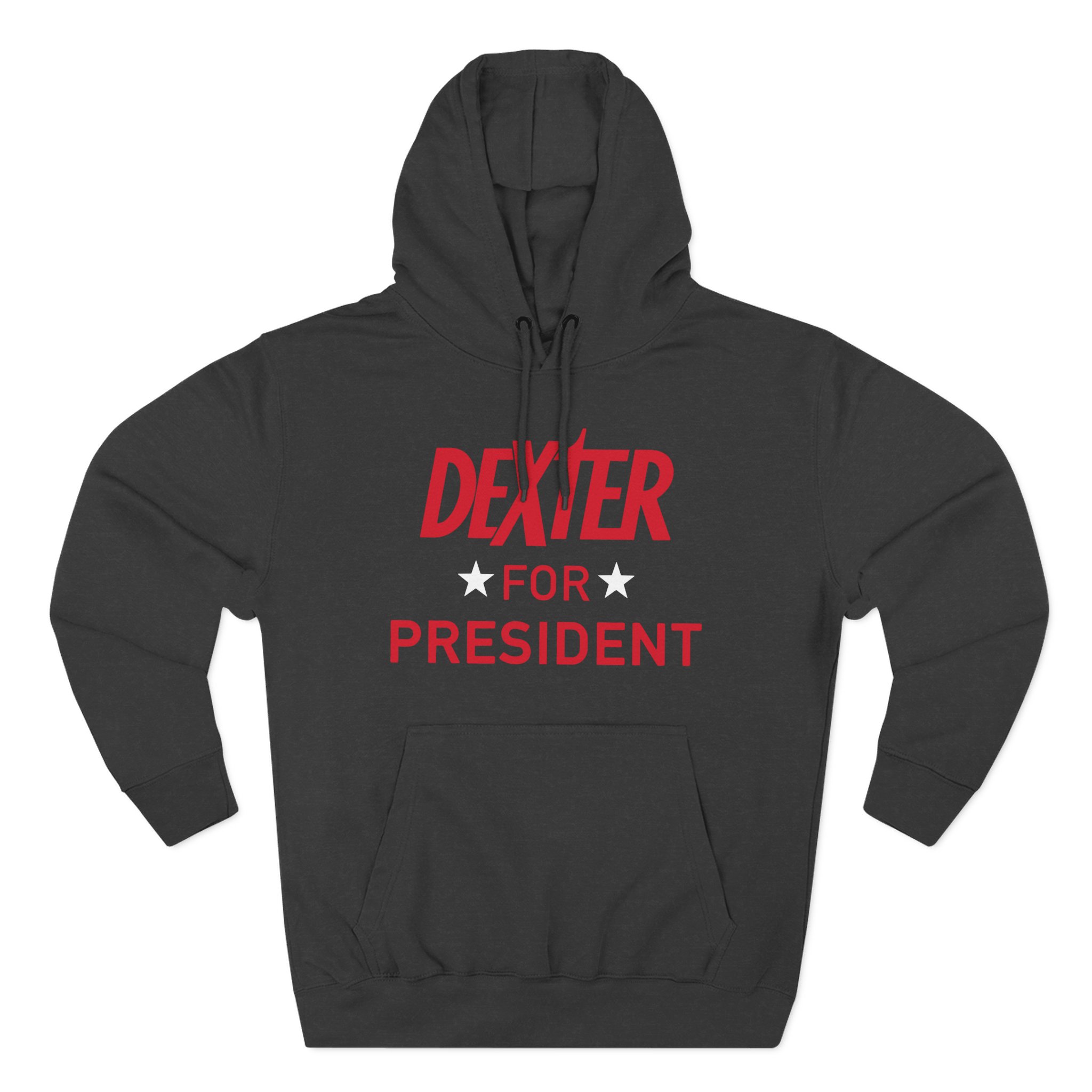 Dexter For President Three-Panel Fleece Hoodie