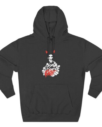 Slowthai Fire Three-Panel Fleece Hoodie