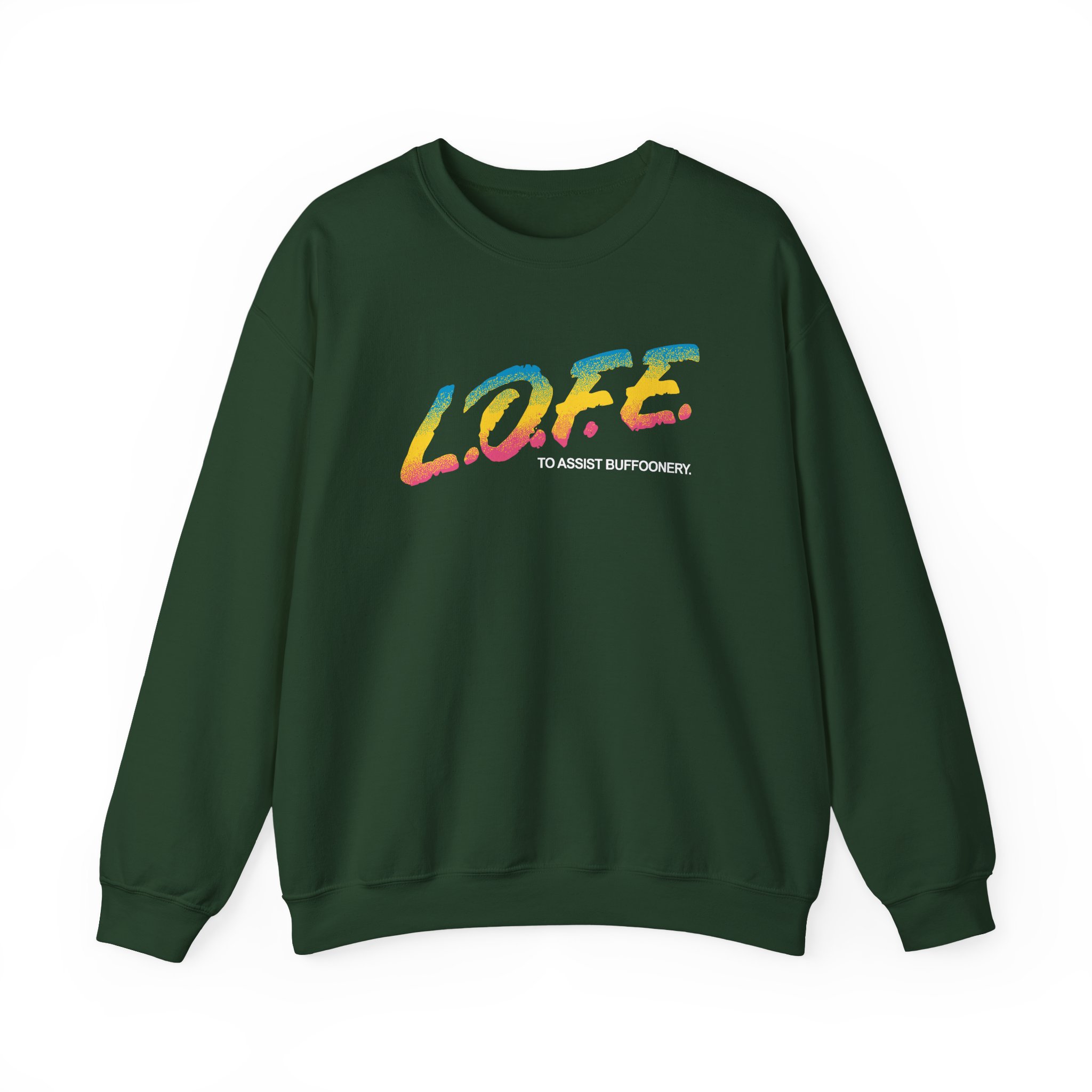 Lofe to Assist Buffoonery Unisex Heavy Blendâ„¢ Crewneck Sweatshirt