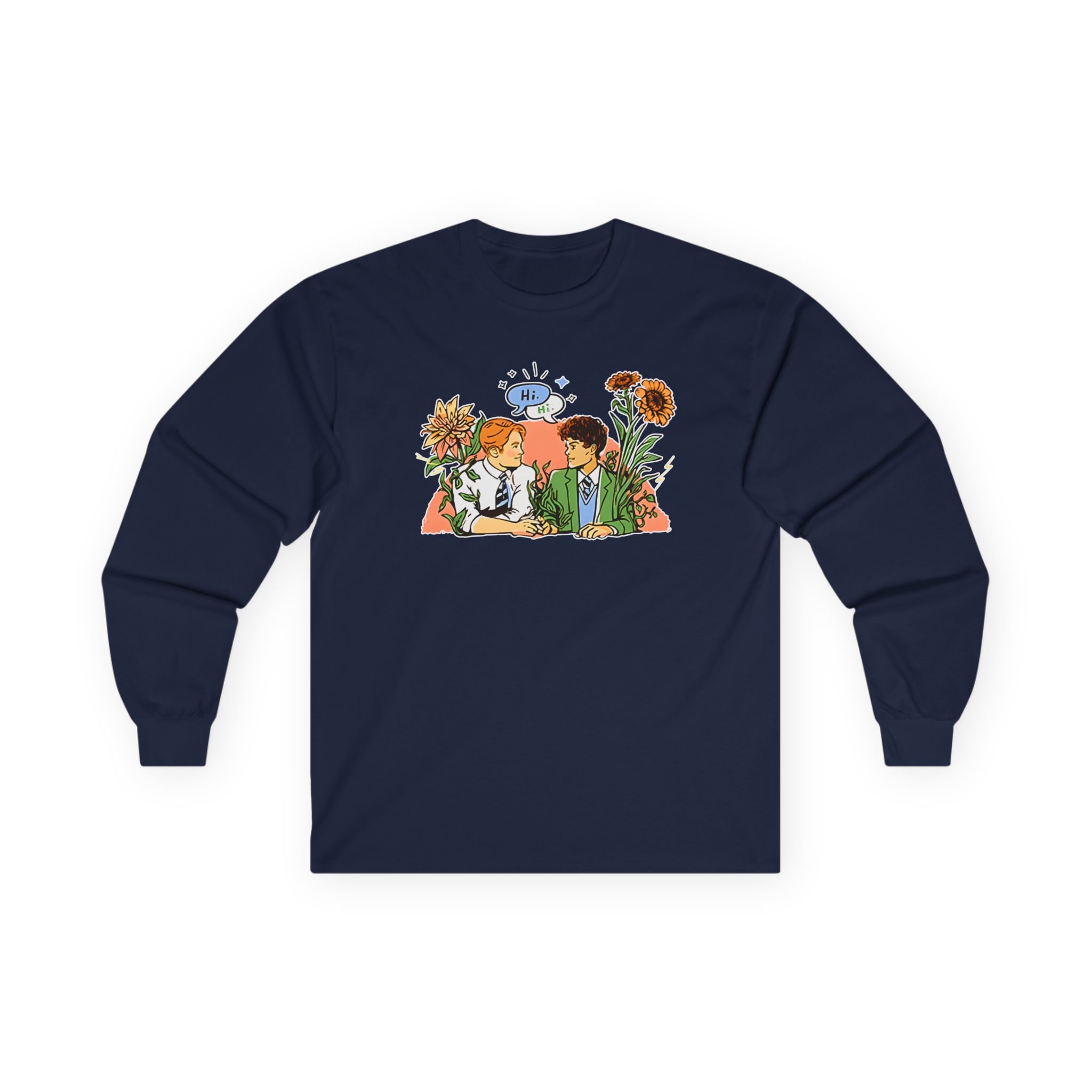 Heartstopper Nick & Charlie Unisex Ultra Cotton Long Sleeve Tee