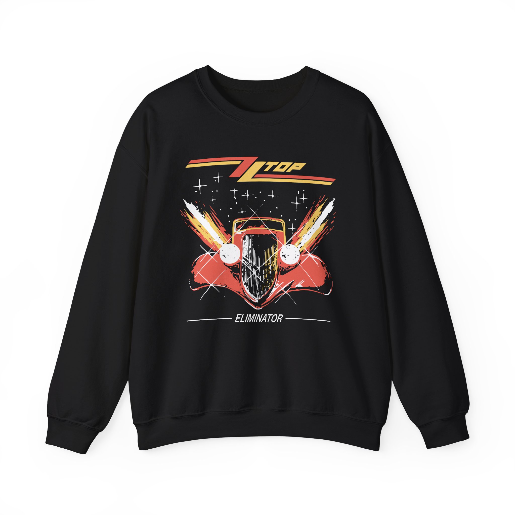 Zz Top Eliminator Illustrated Unisex Heavy Blendâ„¢ Crewneck Sweatshirt