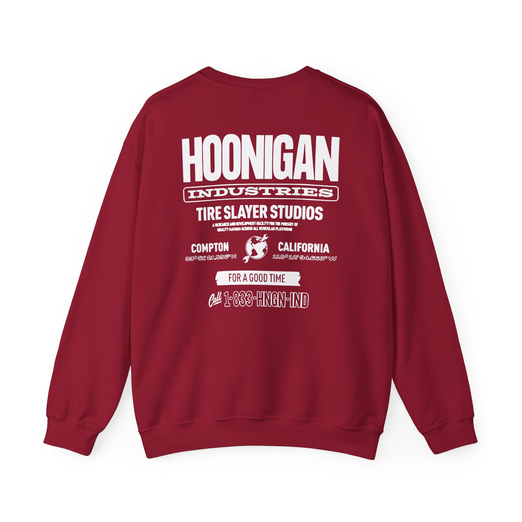 Ken Block Hoonigan Headquarters Unisex Heavy Blendâ„¢ Crewneck Sweatshirt