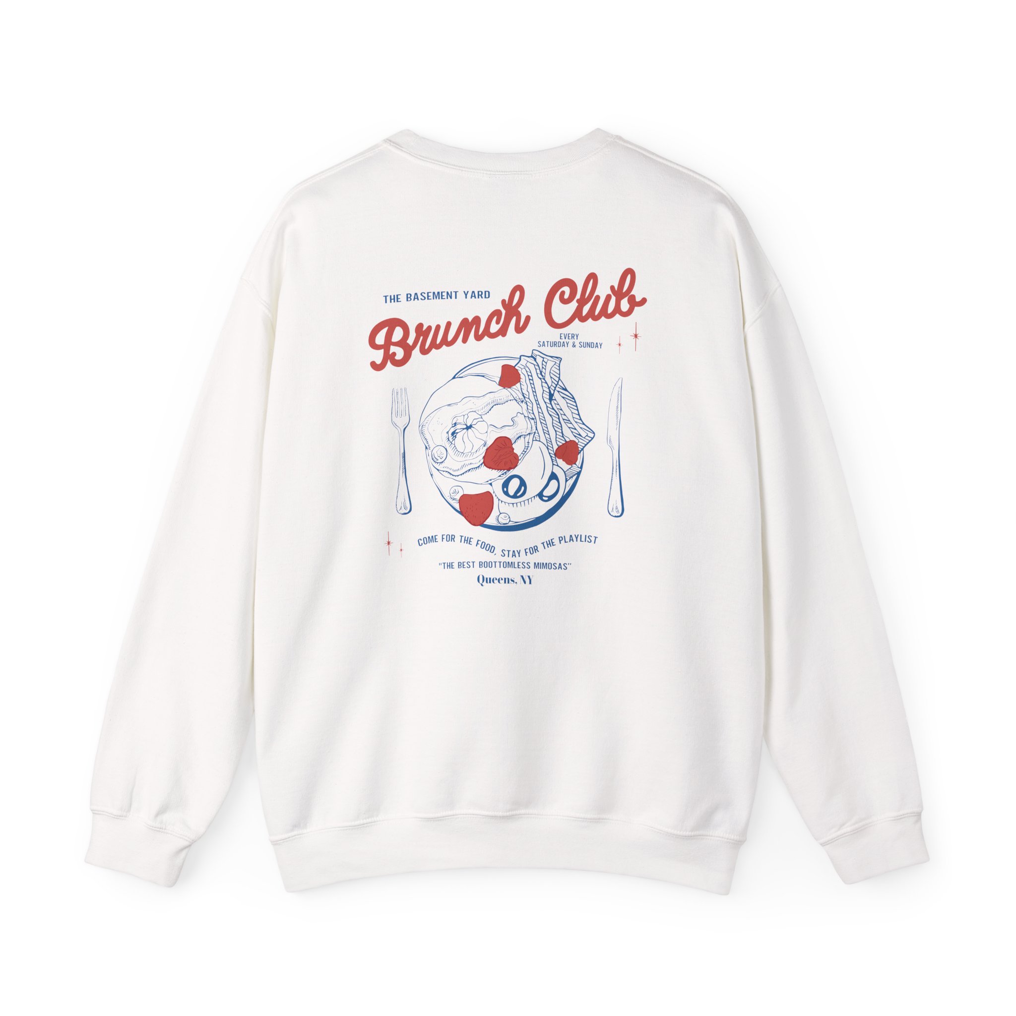 Basement Yard Brunch Club Diner Unisex Heavy Blendâ„¢ Crewneck Sweatshirt