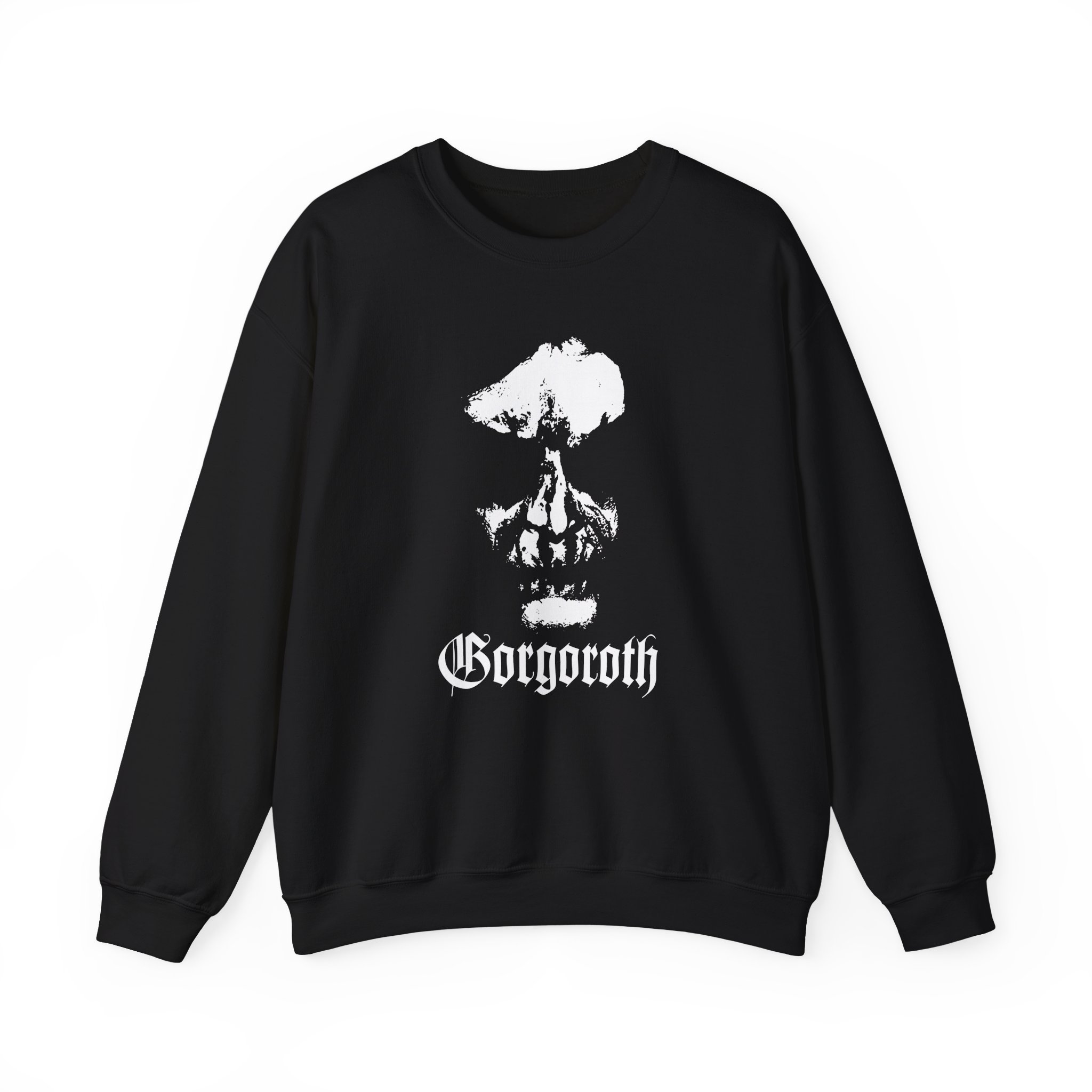Gorgoroth Quantos Possunt Ad Satanitatem Trahunt Unisex Heavy Blendâ„¢ Crewneck Sweatshirt