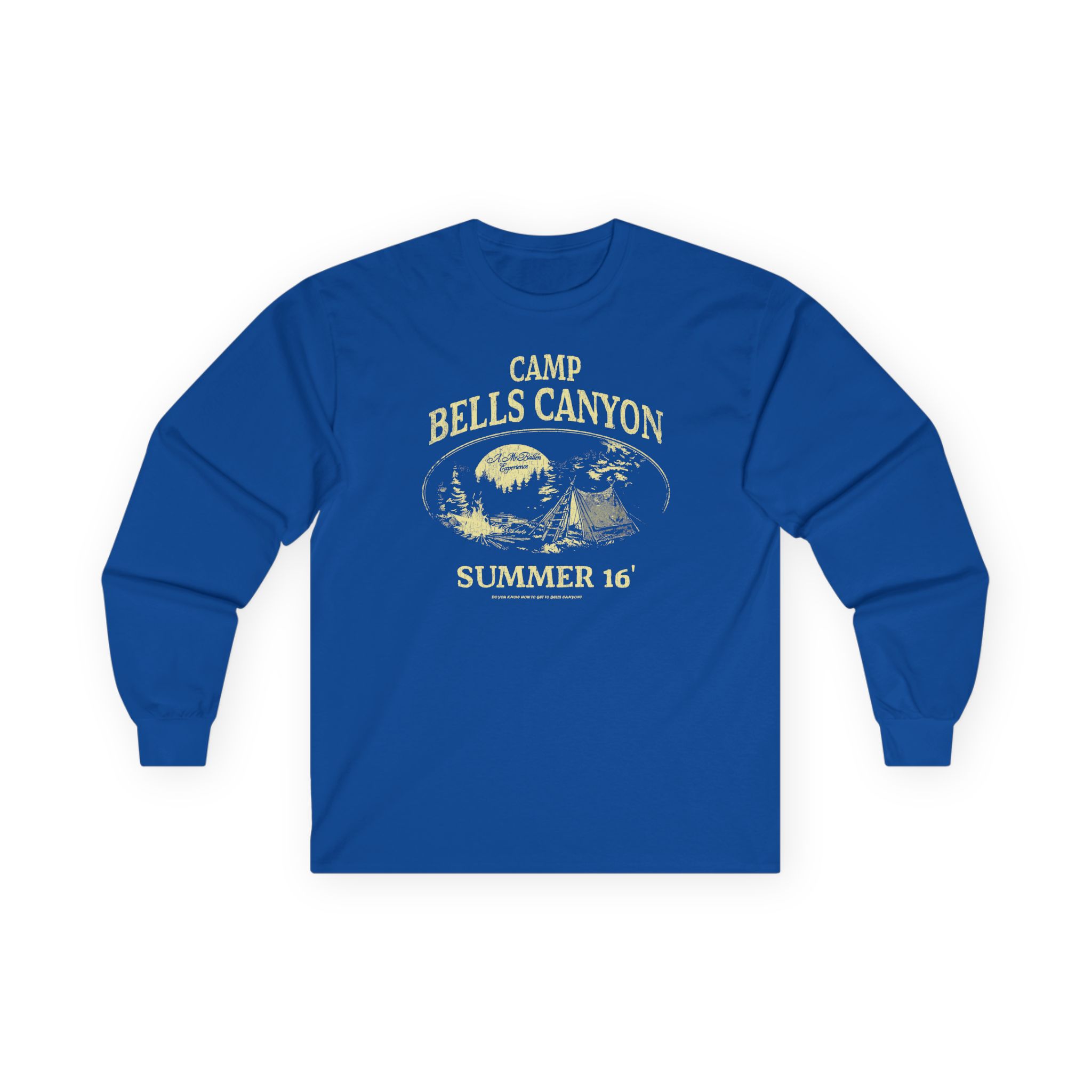 Mrballen Bells Canyon Distressed Unisex Ultra Cotton Long Sleeve Tee