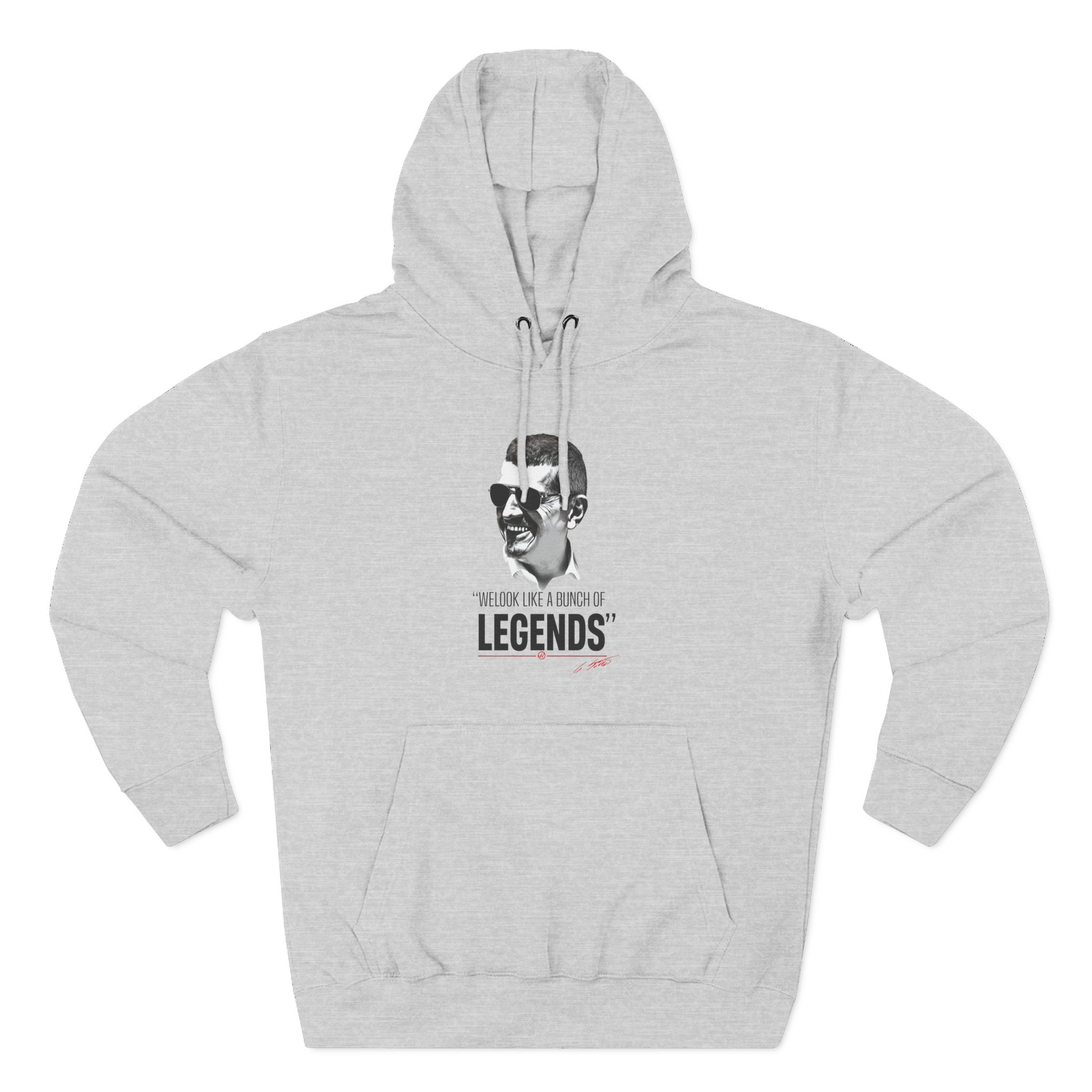 Haas F1 Guenther Steiner Legends Three-Panel Fleece Hoodie