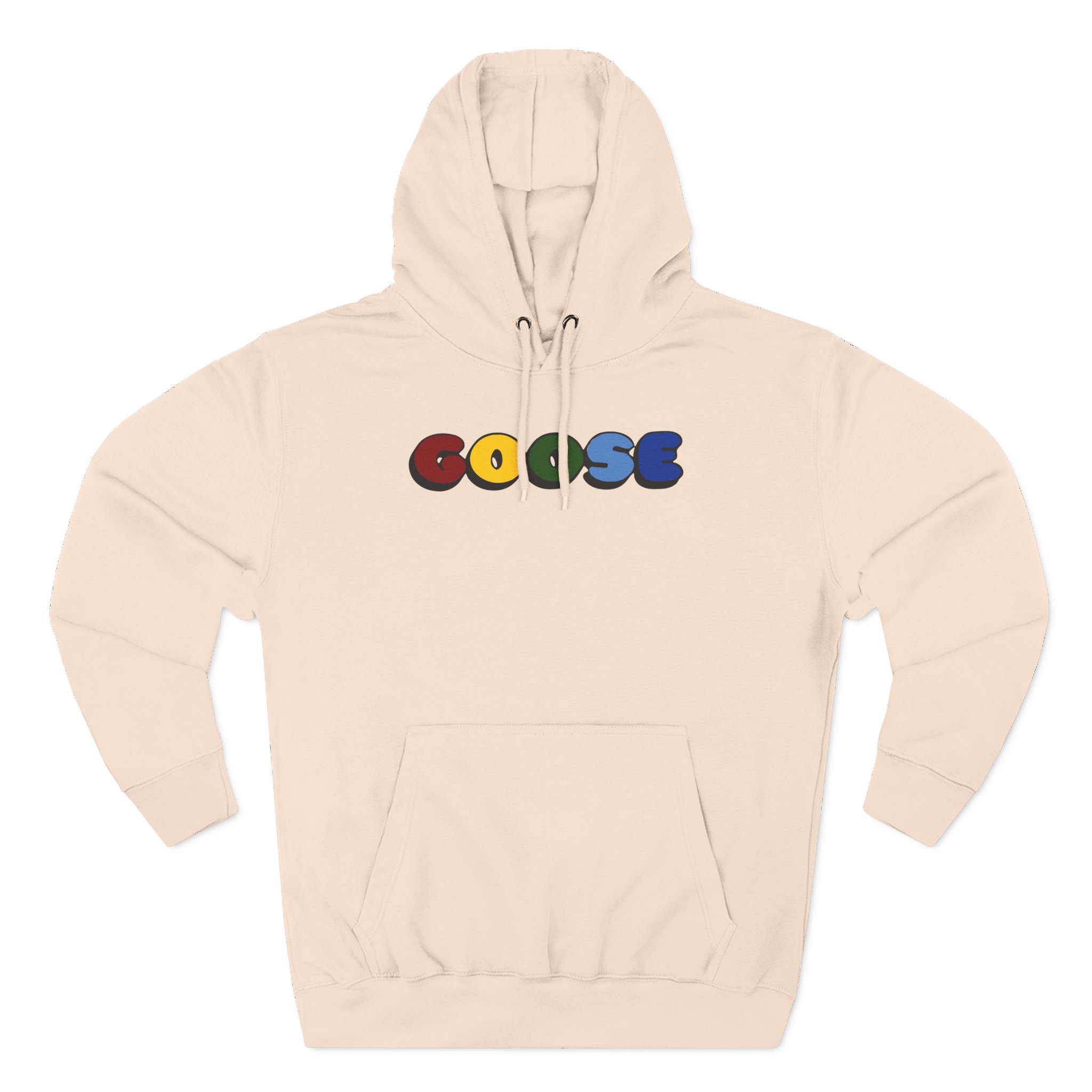 Goose Three-Panel Fleece Hoodie