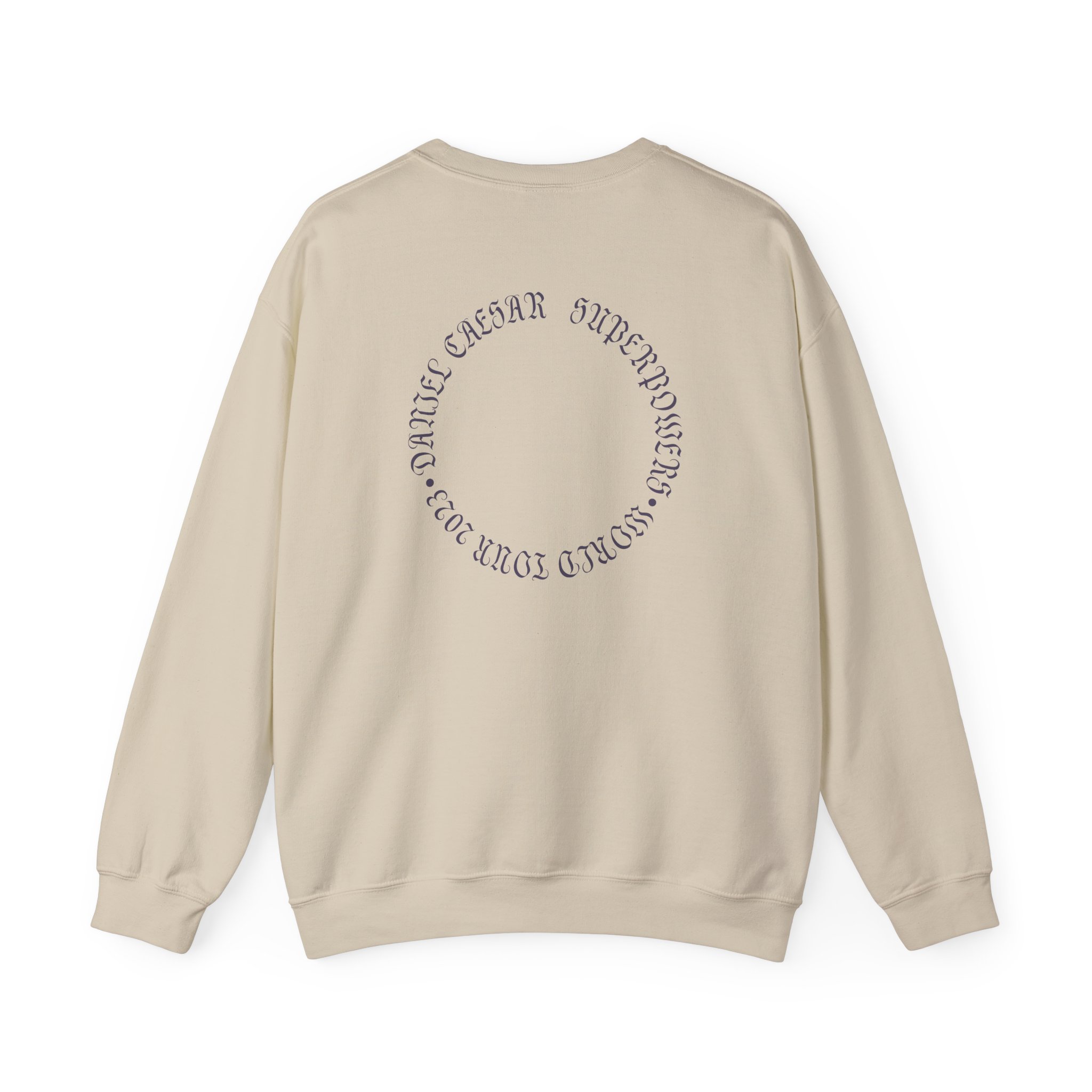 Daniel Caesar Superpowers World Tour Unisex Heavy Blendâ„¢ Crewneck Sweatshirt