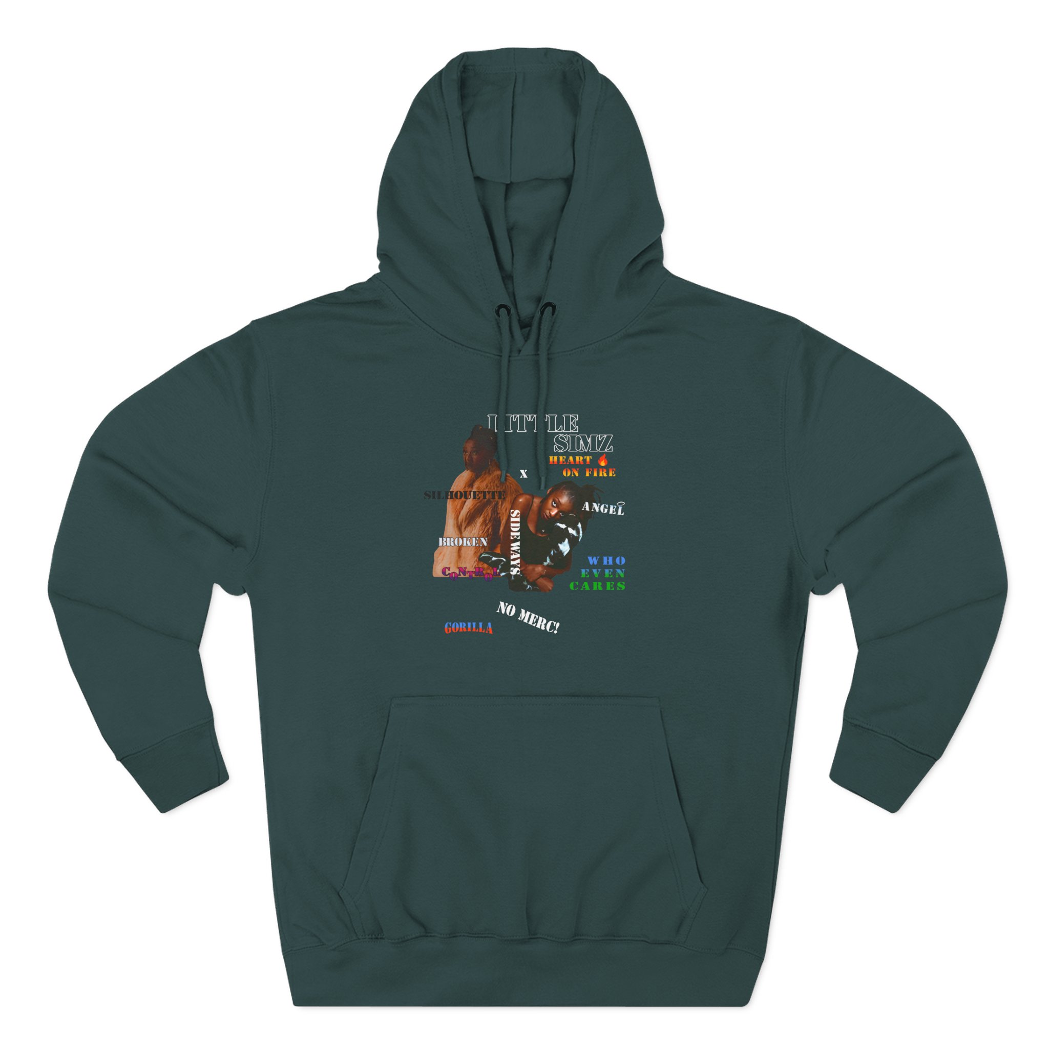 Little Simz Photo Collage Three-Panel Fleece Hoodie