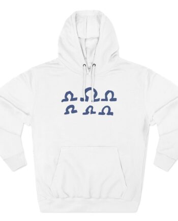 Rosalia Omega Cropped Three-Panel Fleece Hoodie