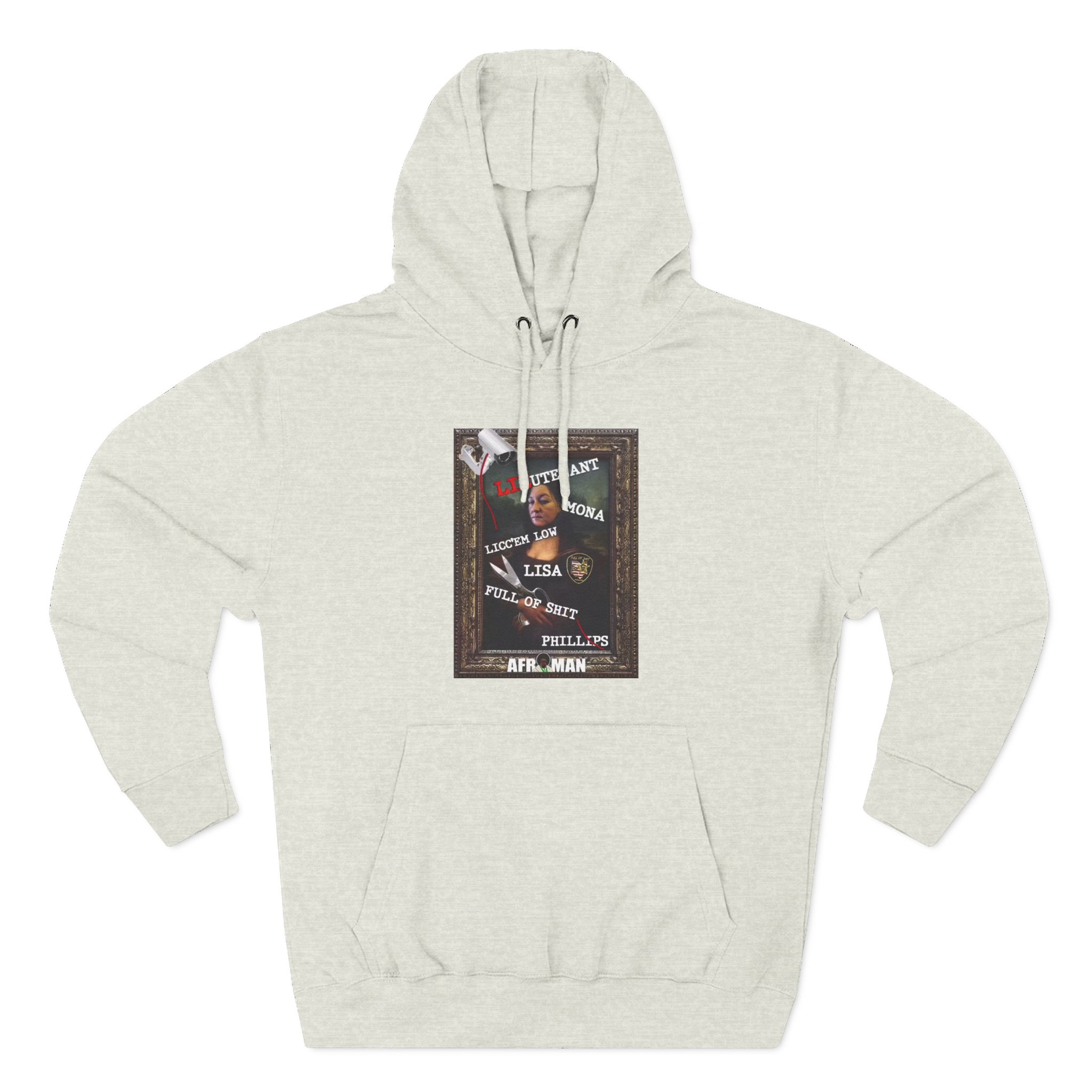 Afroman Lt Licc’em Low Lisa Full of Shit Phillips Three-Panel Fleece Hoodie