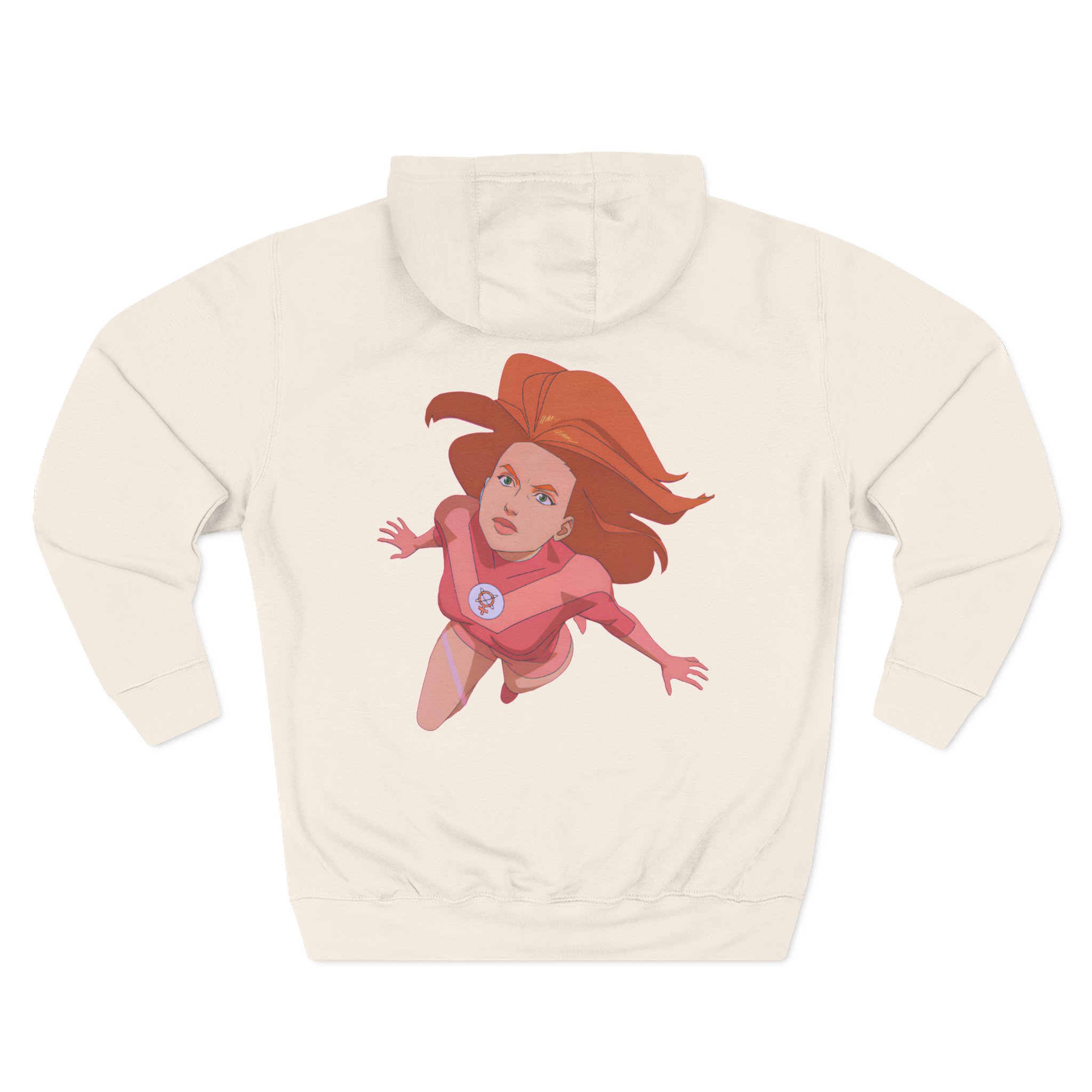 Samantha Eve Three-Panel Fleece Hoodie