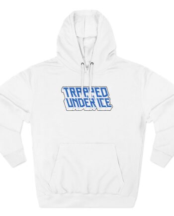 Trapped Under Ice Stacked 3d Logo Three-Panel Fleece Hoodie