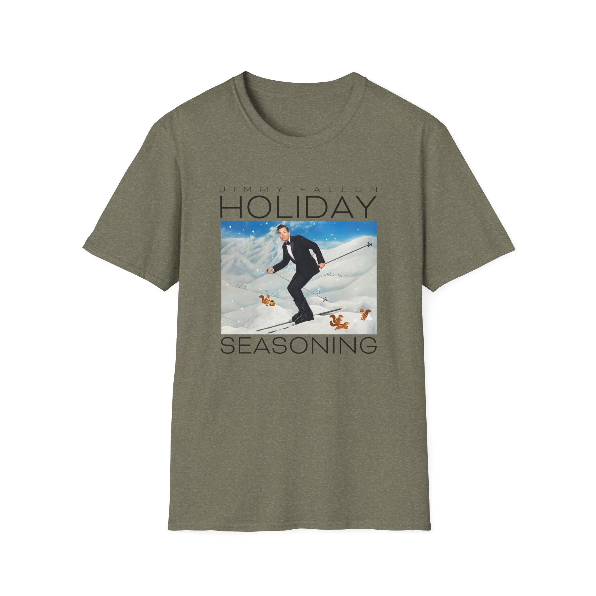 Jimmy Fallon Holiday Seasoning Unisex Softstyle T-Shirt