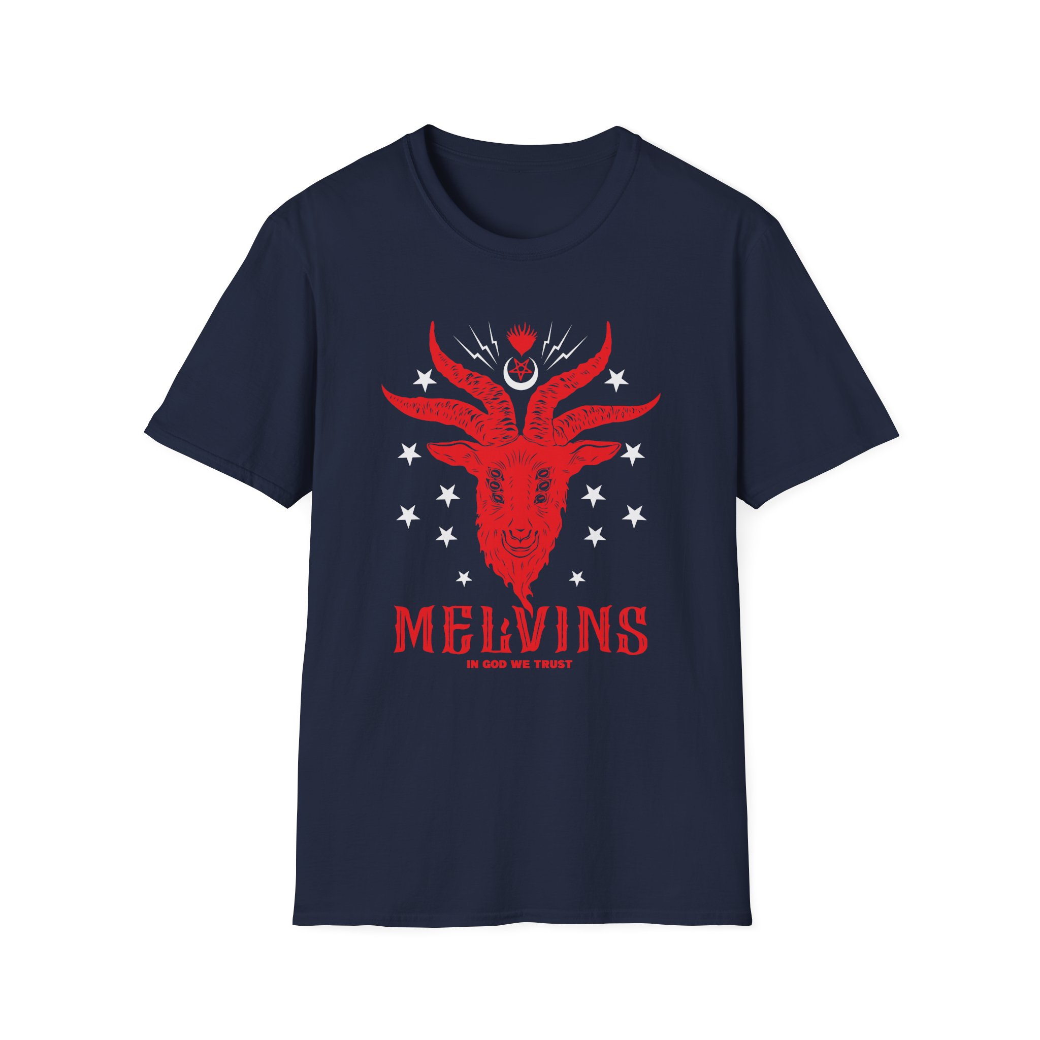 Melvins in God We Trust Unisex Softstyle T-Shirt