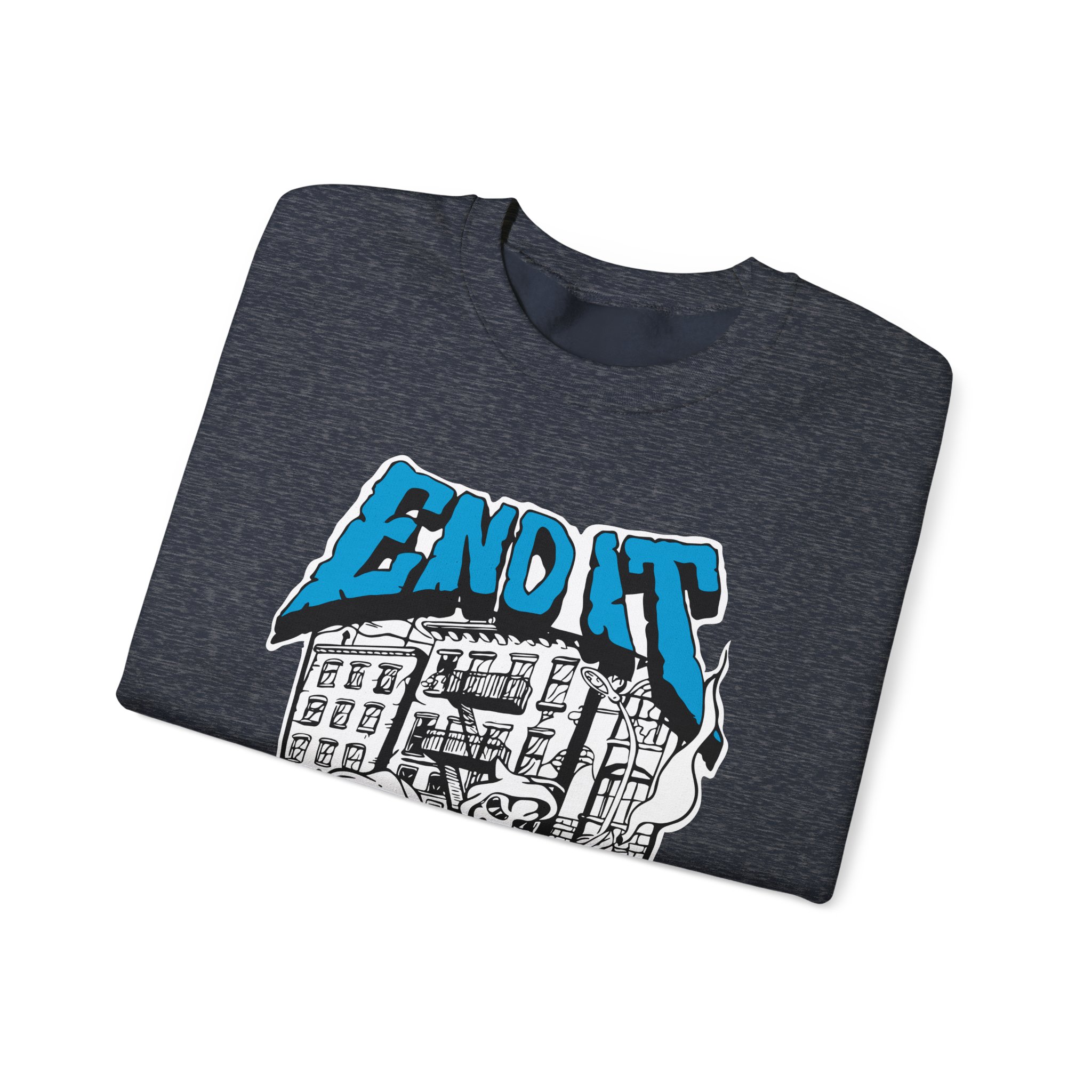 End It Unisex Heavy Blend Crewneck Sweatshirt