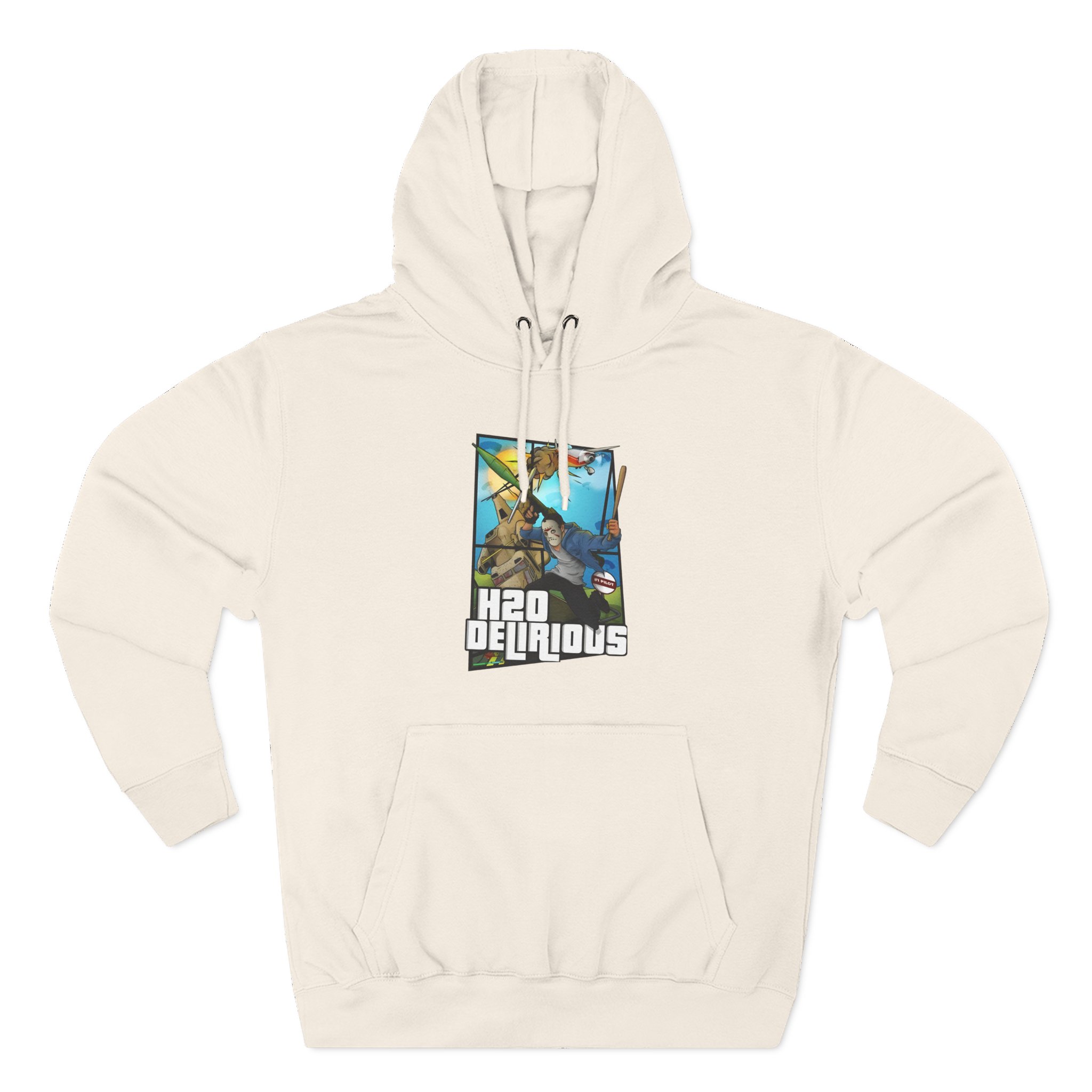 H2odelirious Three-Panel Fleece Hoodie