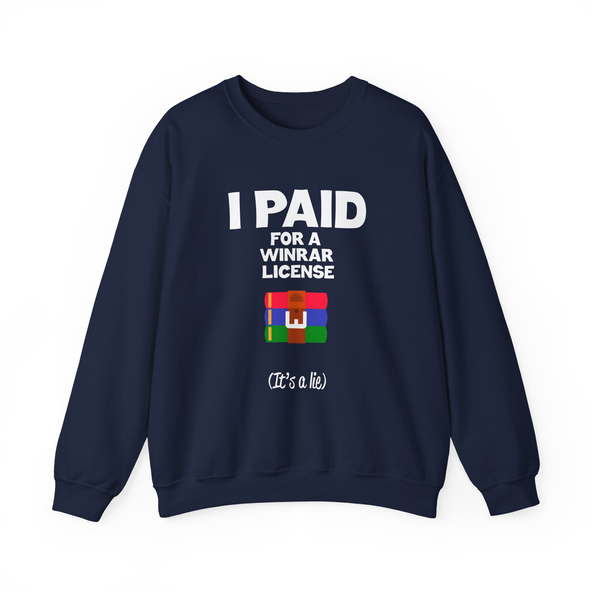 Winrar I Paid for a License Unisex Heavy Blendâ„¢ Crewneck Sweatshirt