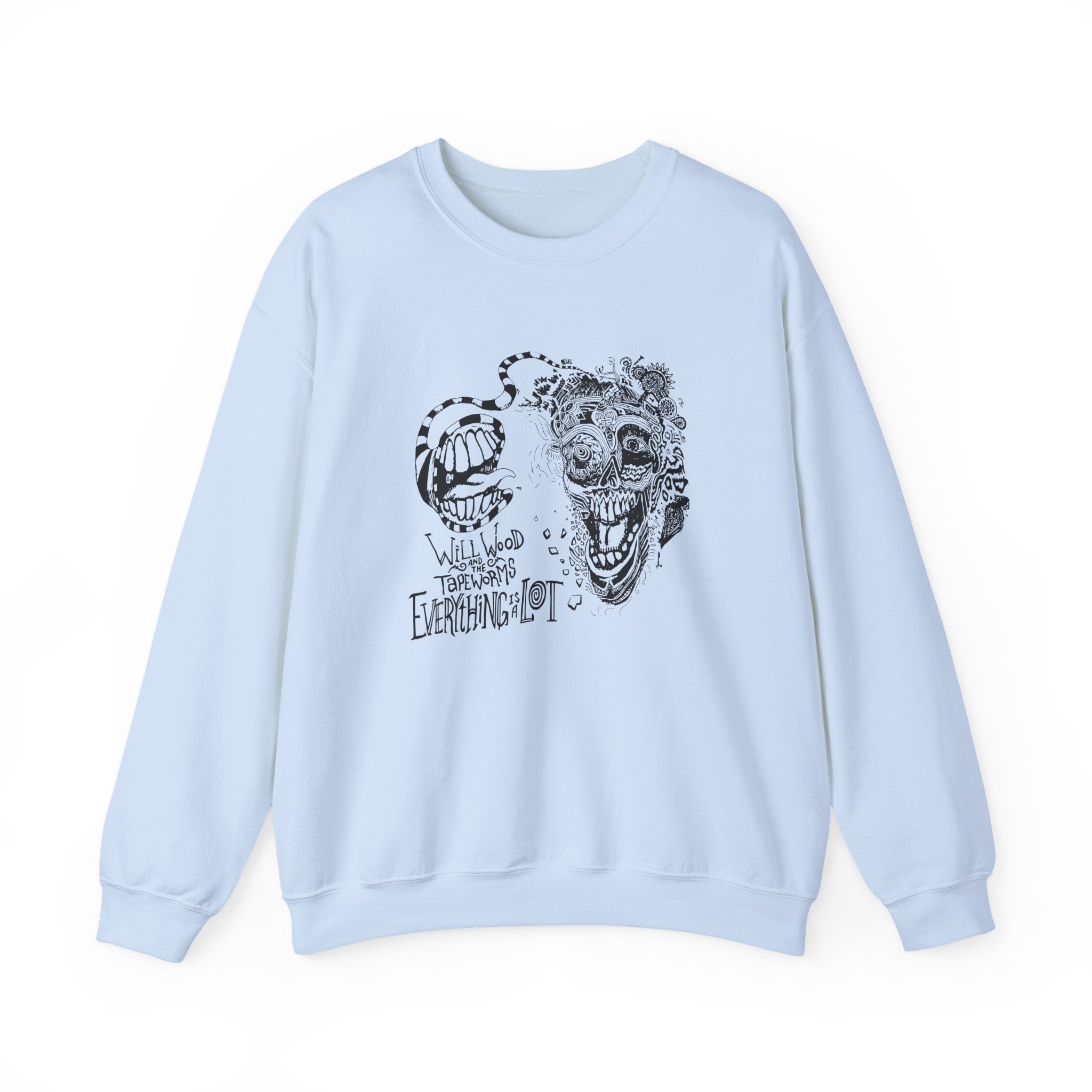 Will Wood Everything is a Lot Unisex Heavy Blendâ„¢ Crewneck Sweatshirt