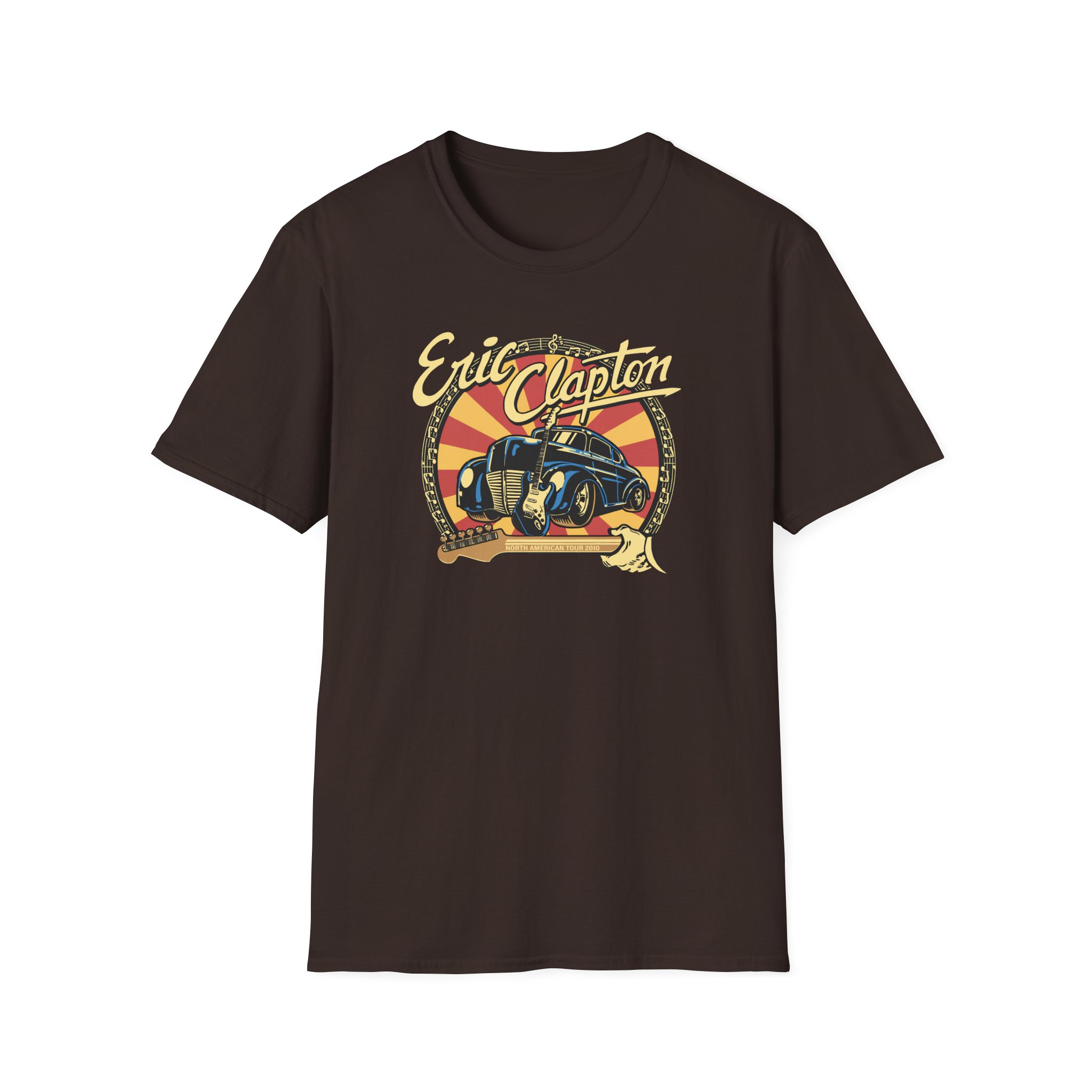 Eric Clapton 2010 North American Tour Unisex Softstyle T-Shirt
