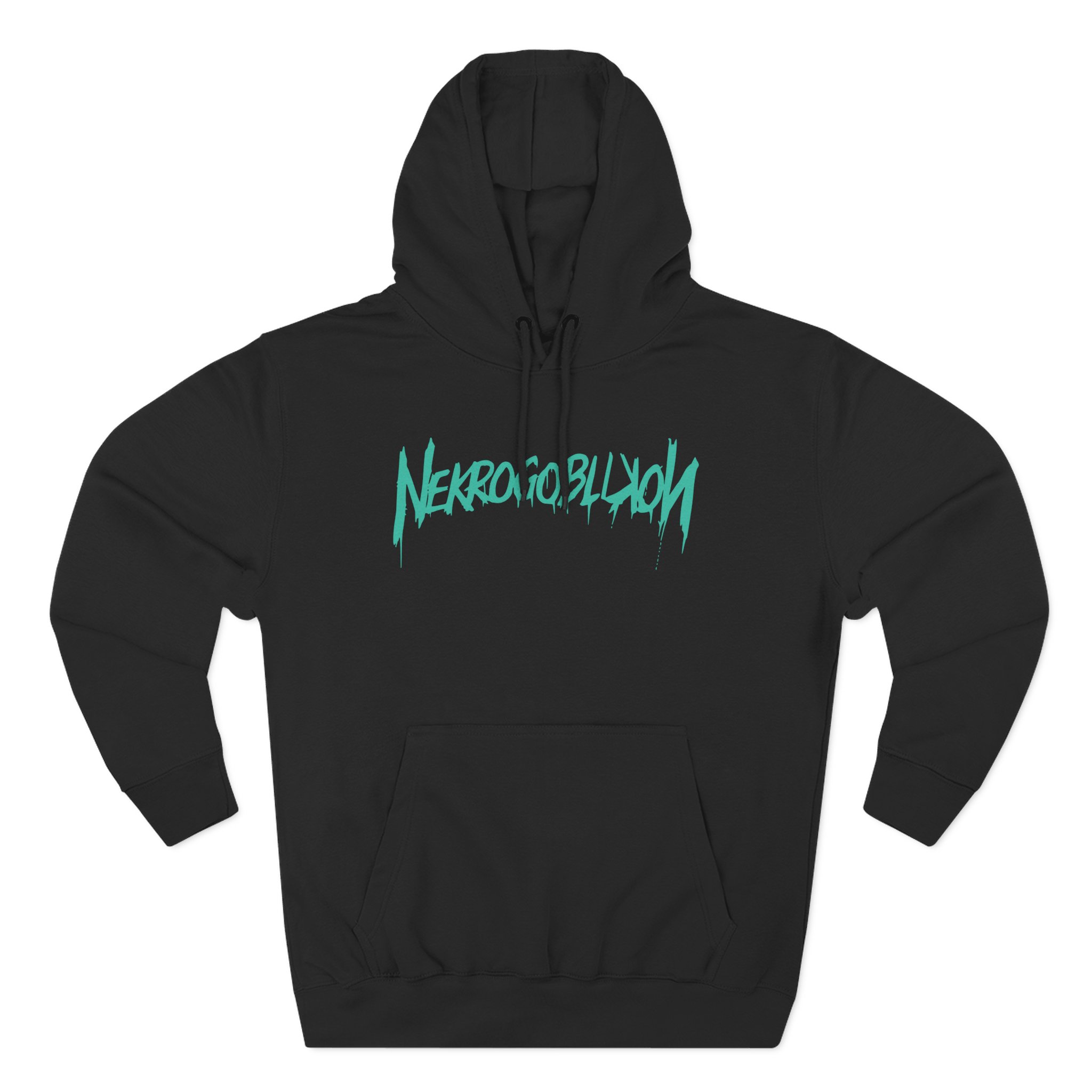 Nekrogoblikon Goblin Mode Crystal Wash Three-Panel Fleece Hoodie