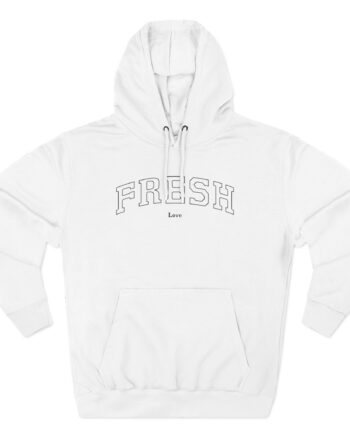 Fresh Love Varsity Three-Panel Fleece Hoodie