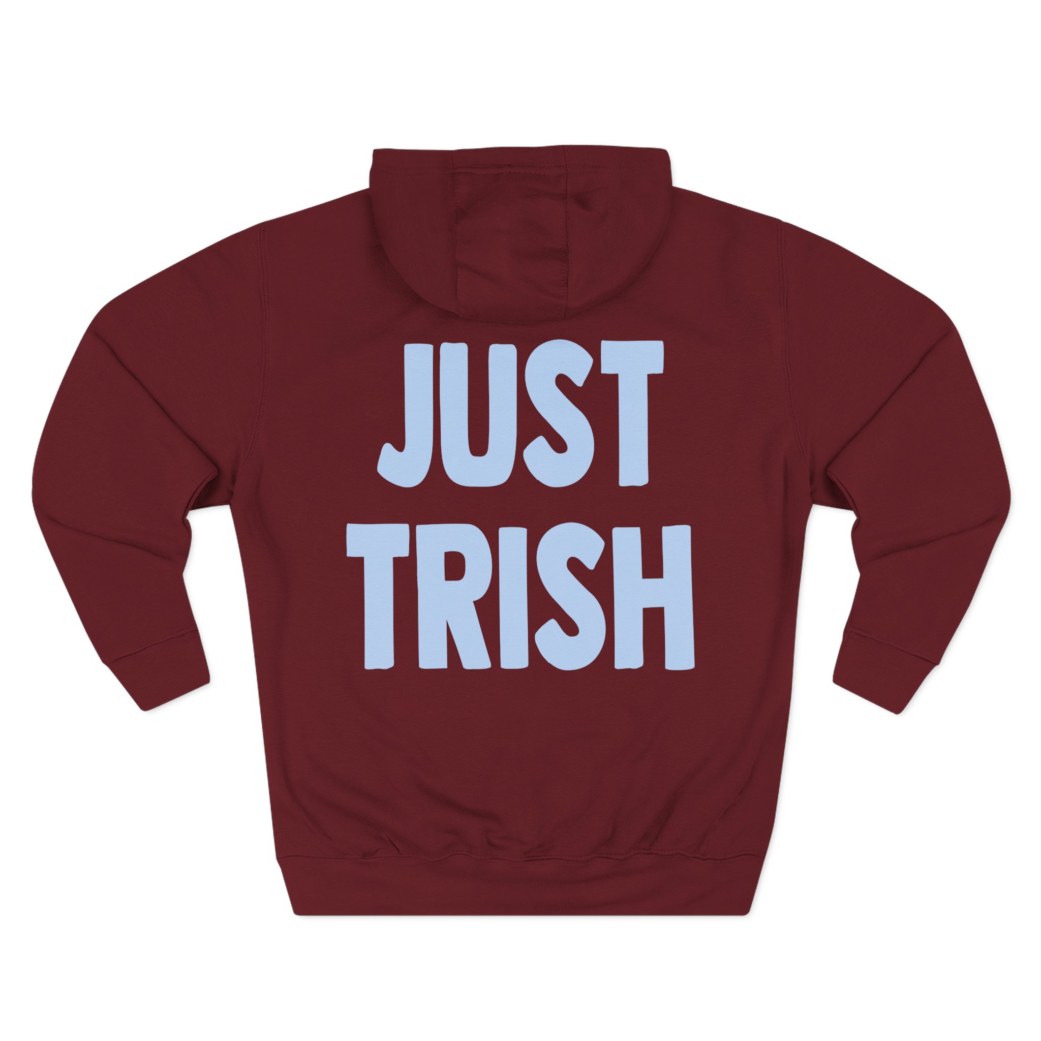 Just Trish Three-Panel Fleece Hoodie
