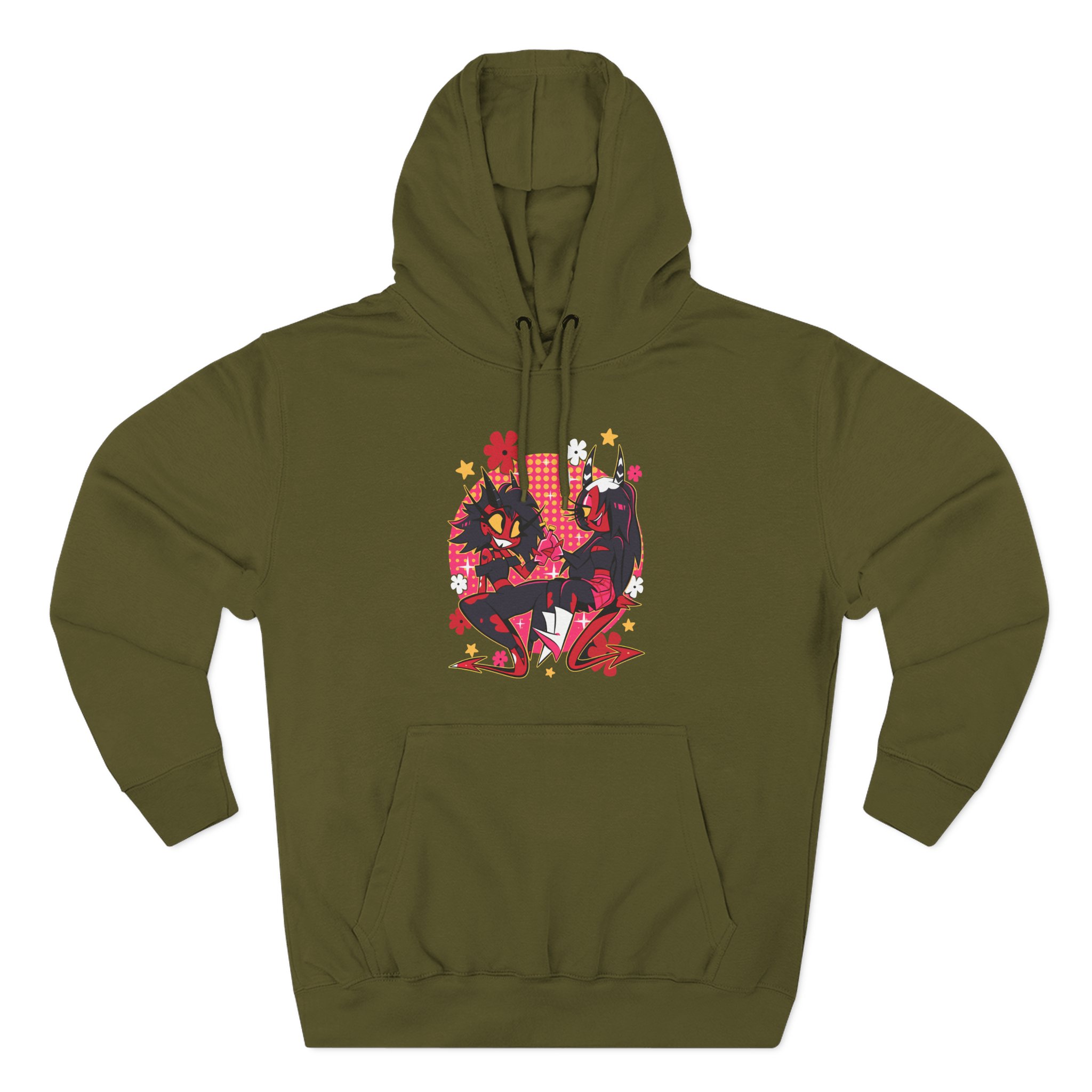 Vivziepop Hells Belles Three-Panel Fleece Hoodie