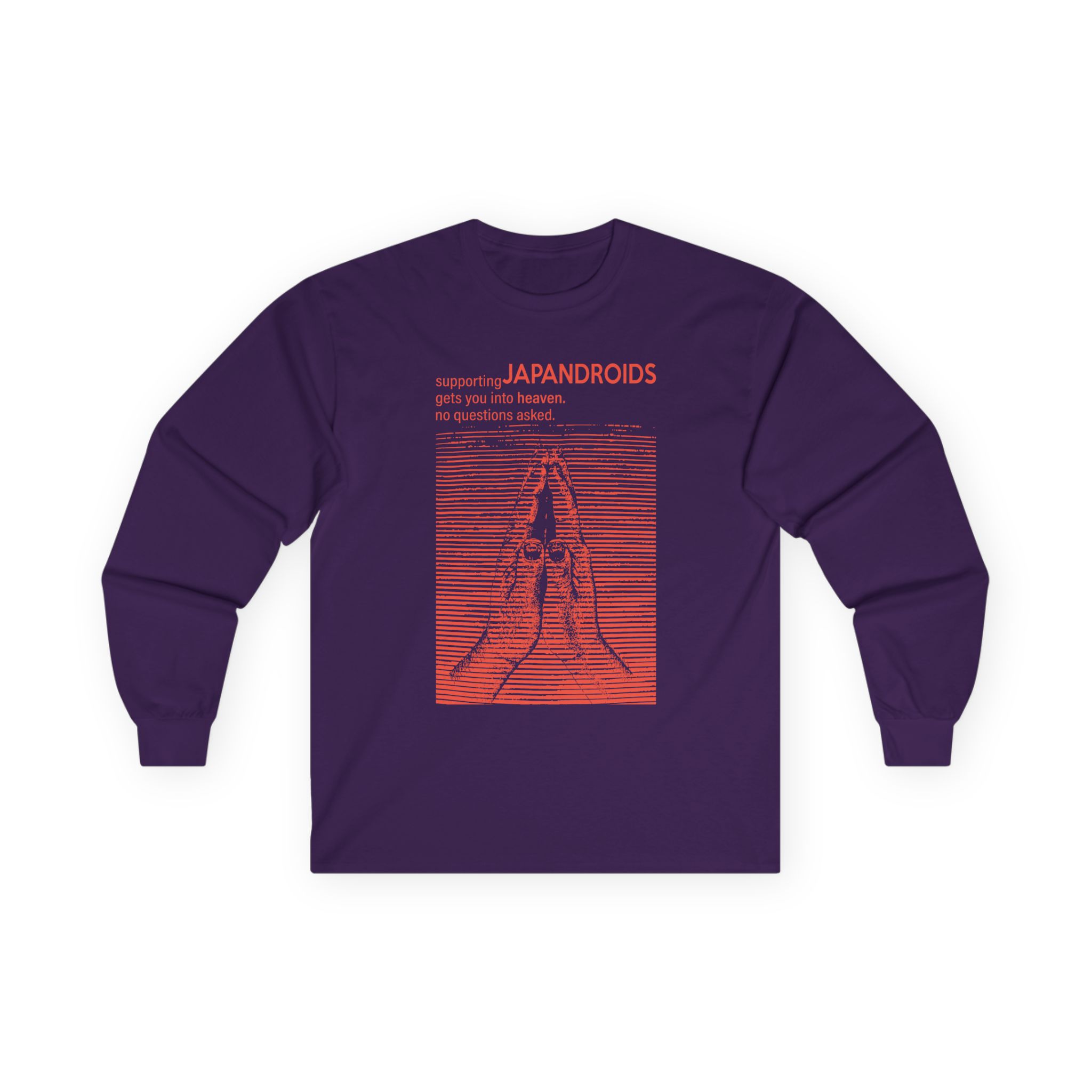 Supporting Japandroids Gets You Into Heaven No Questions Asked Unisex Ultra Cotton Long Sleeve Tee