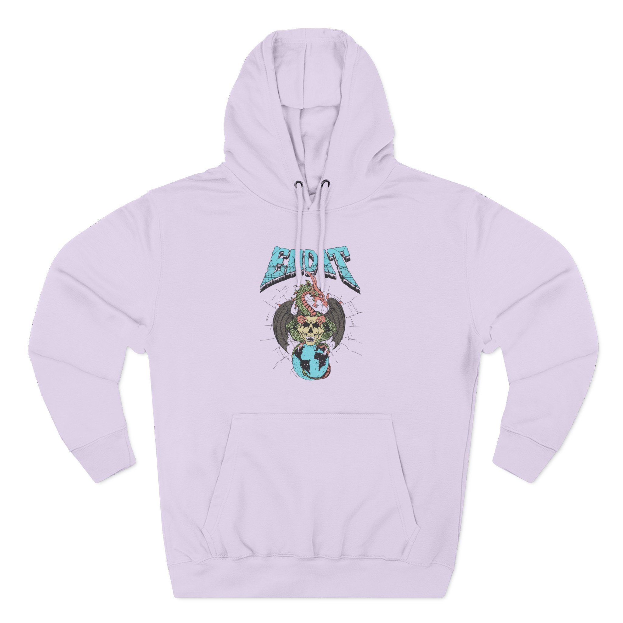 End It Dragon Skull Three-Panel Fleece Hoodie