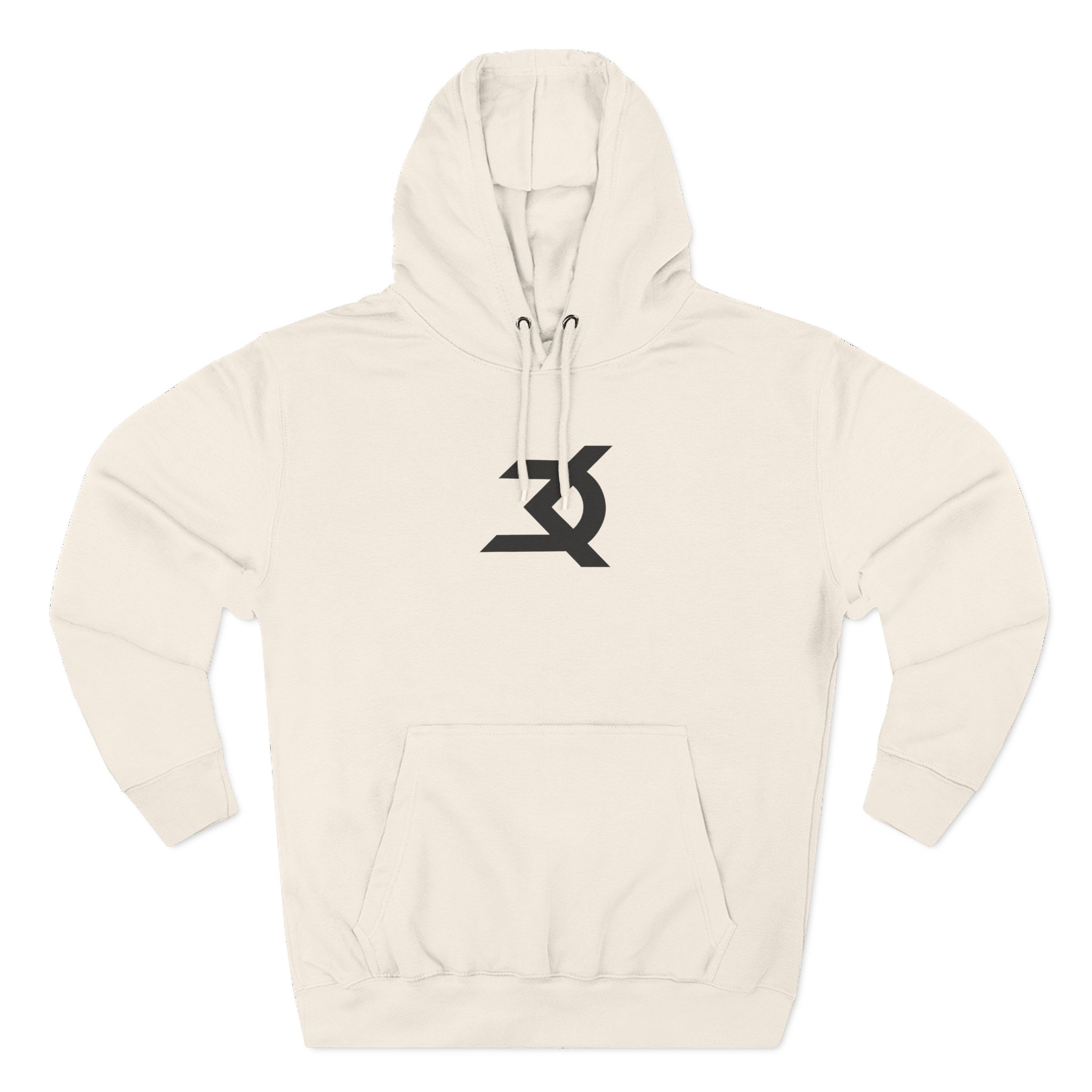 Dimitri K Three-Panel Fleece Hoodie