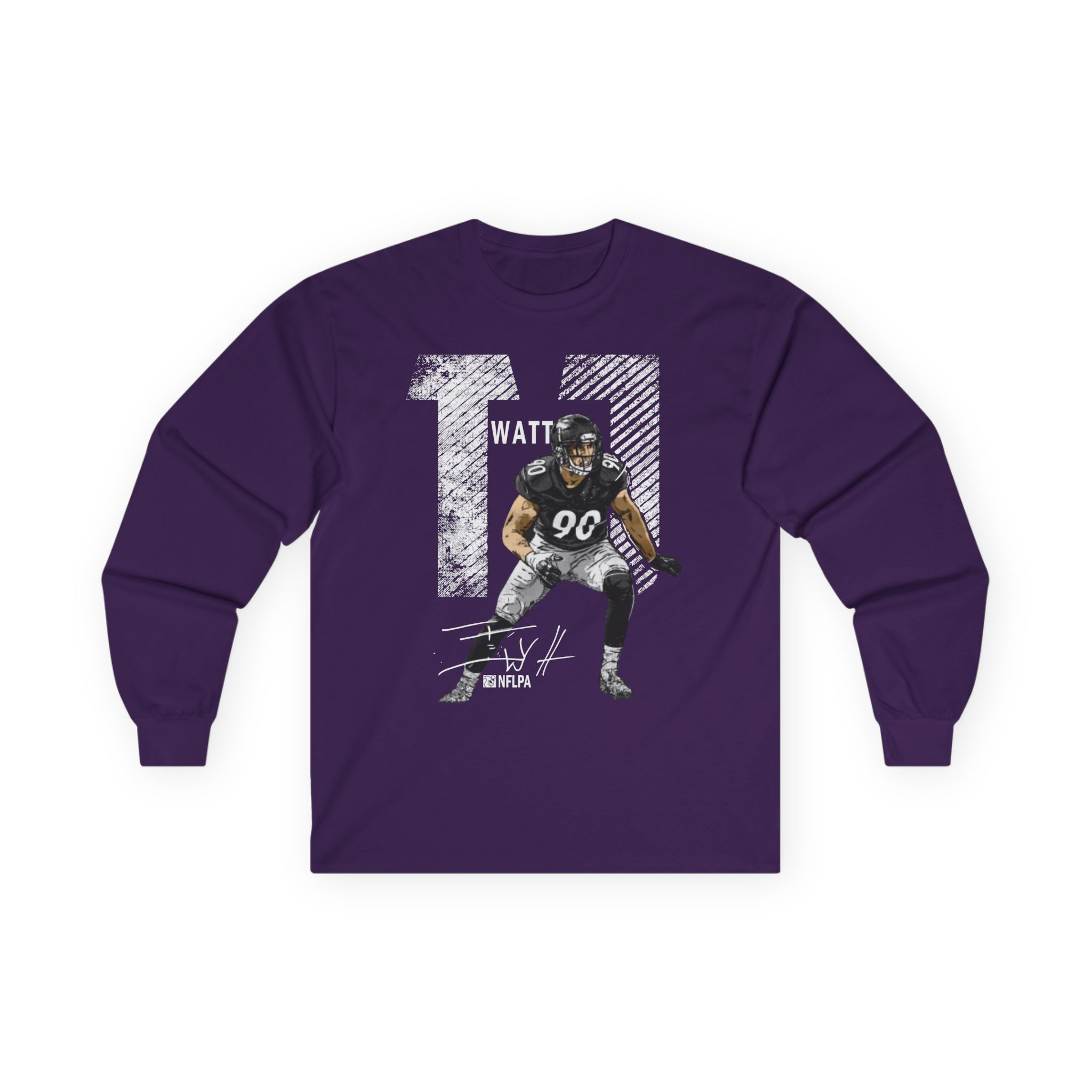 Tj Watt Mega Bold Unisex Ultra Cotton Long Sleeve Tee