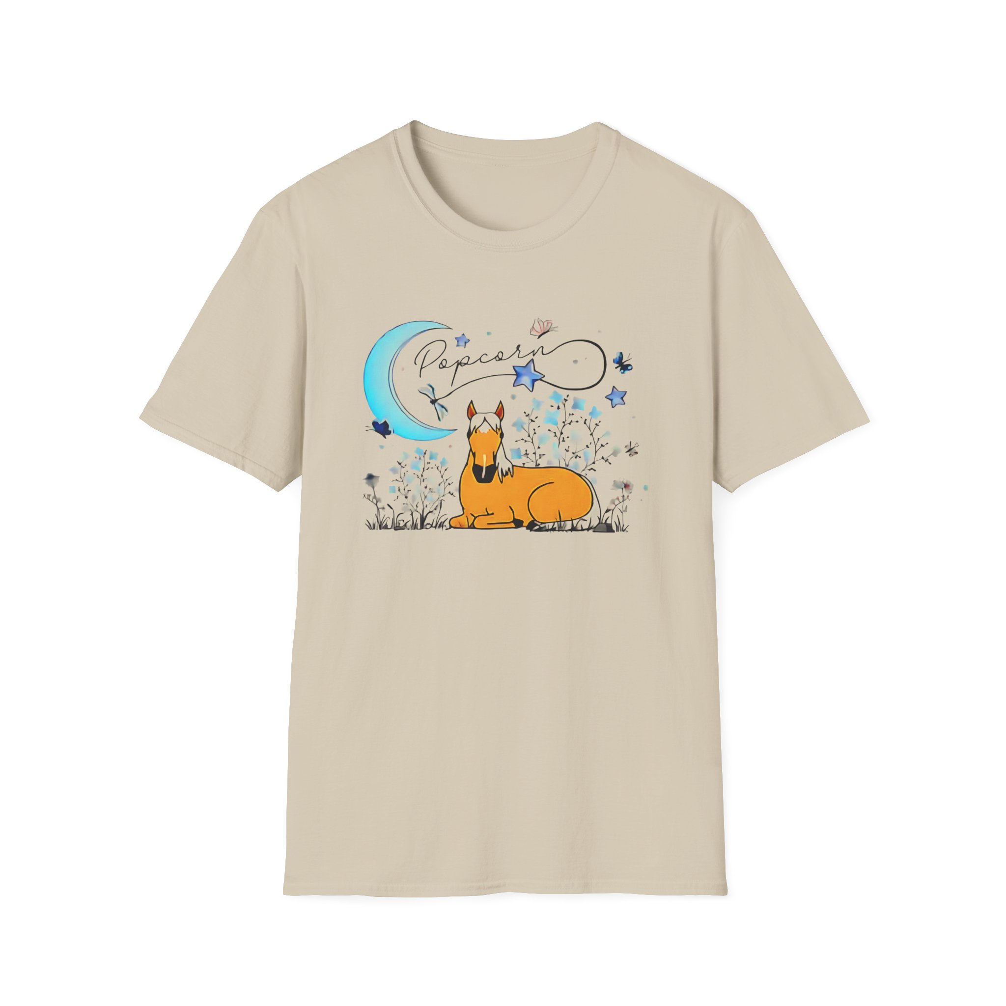 Harlow and Popcorn Unisex Softstyle T-Shirt