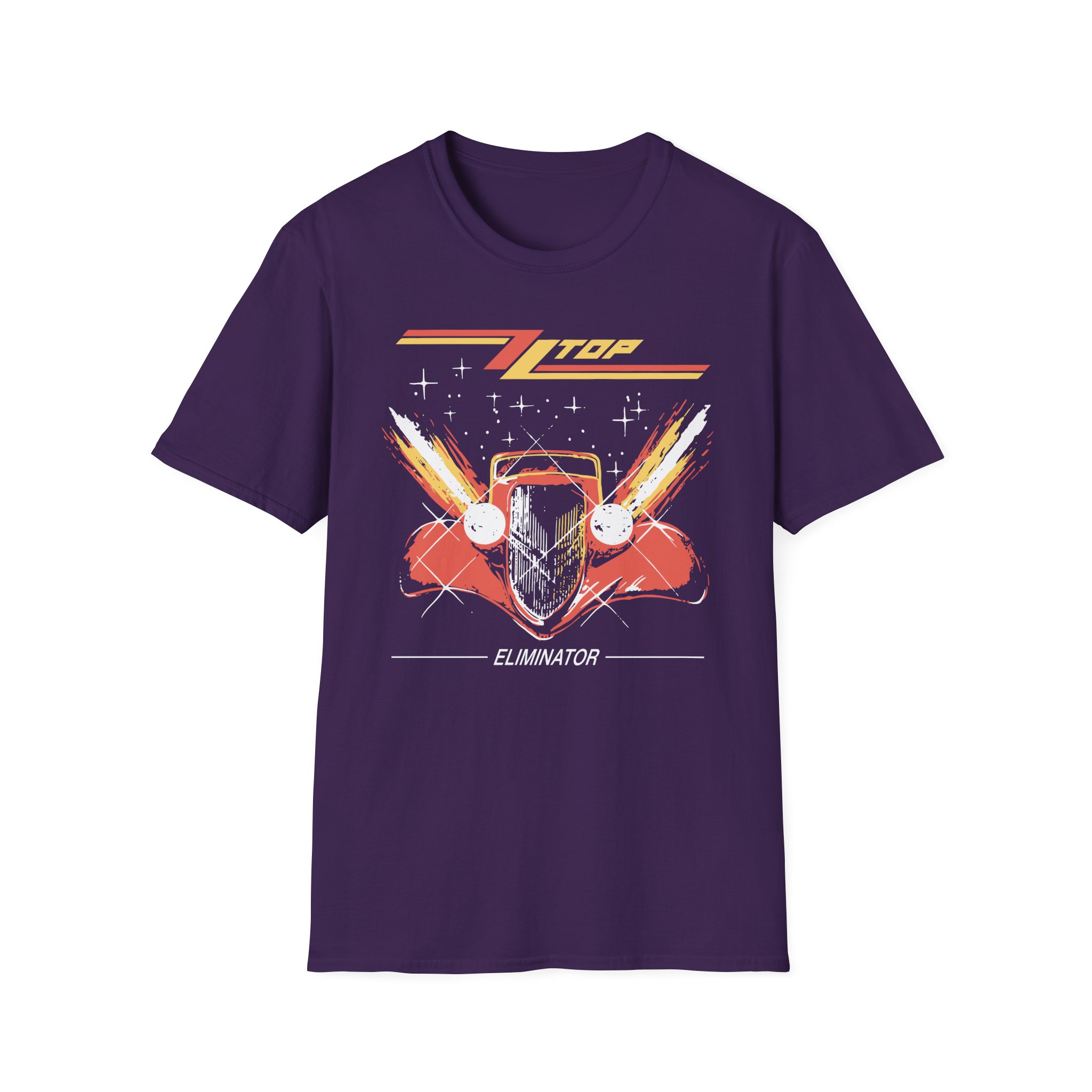 ZZ Top Eliminator Illustrated Unisex Softstyle T-Shirt