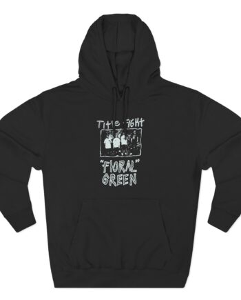 Title Fight Floral Green Three-Panel Fleece Hoodie