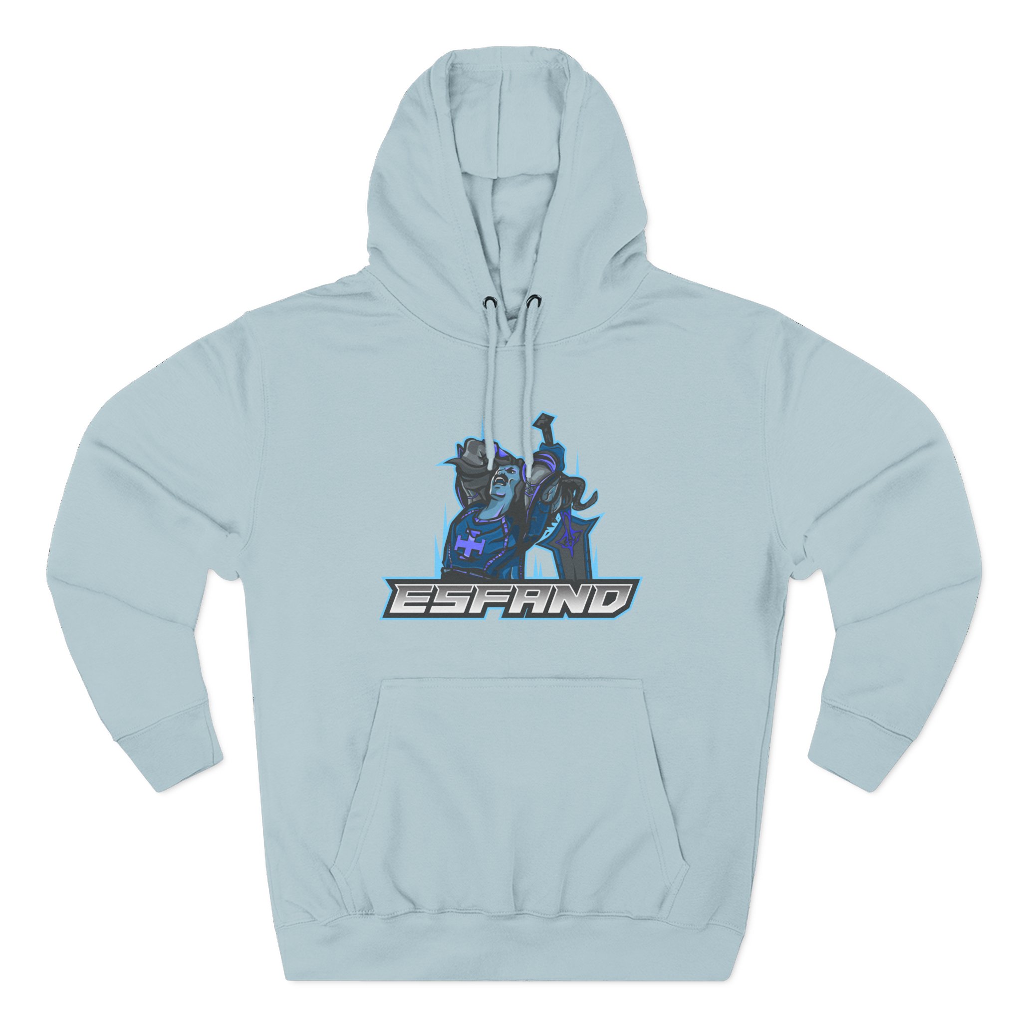 Esfand Three-Panel Fleece Hoodie