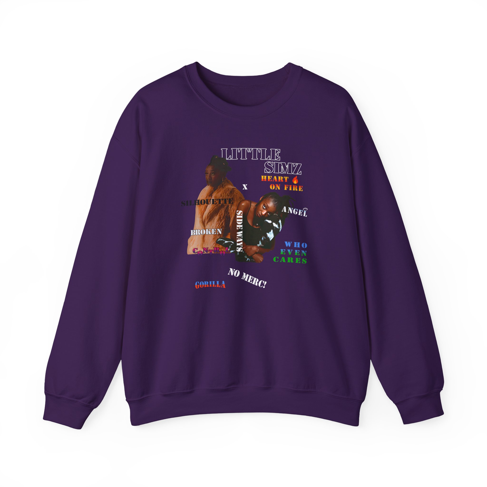 Little Simz Photo Collage Unisex Heavy Blendâ„¢ Crewneck Sweatshirt