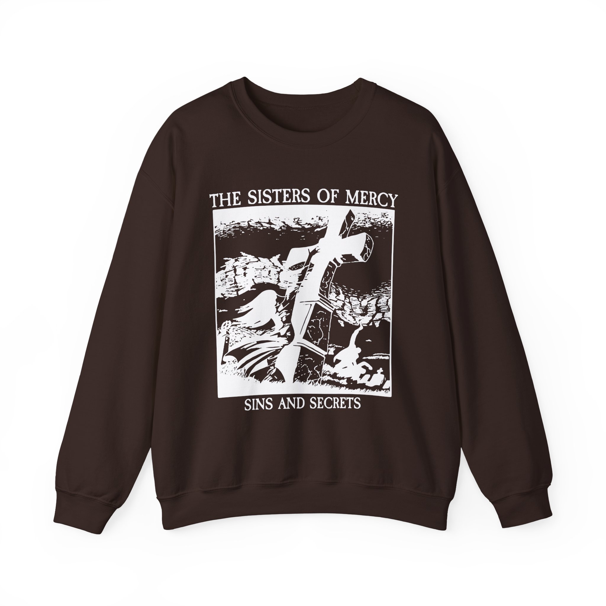 The Sisters Of Mercy Sins And Secrets Unisex Heavy Blendâ„¢ Crewneck Sweatshirt