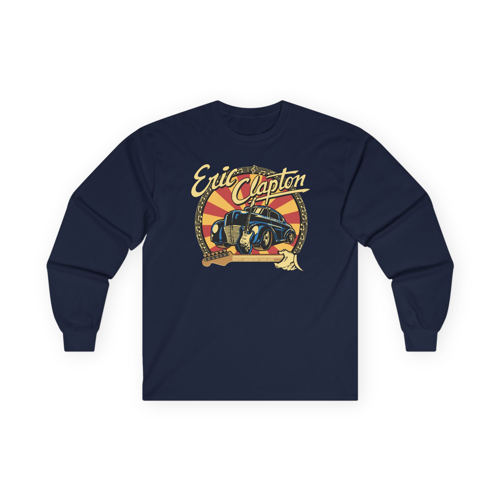 Eric Clapton 2010 North American Tour Unisex Ultra Cotton Long Sleeve Tee