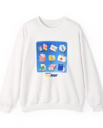 Winrar Software Update Unisex Heavy Blend™ Crewneck Sweatshirt
