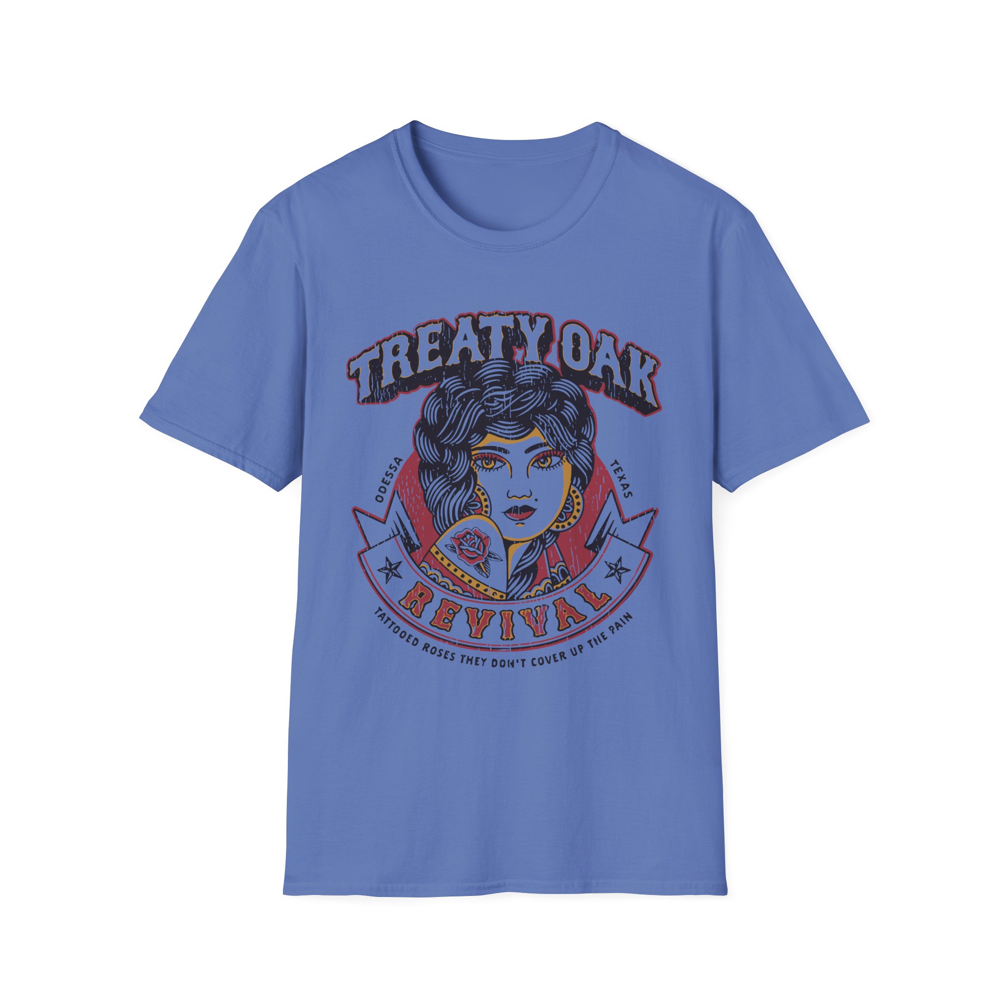 Treaty Oak Revival Rose Unisex Softstyle T-Shirt