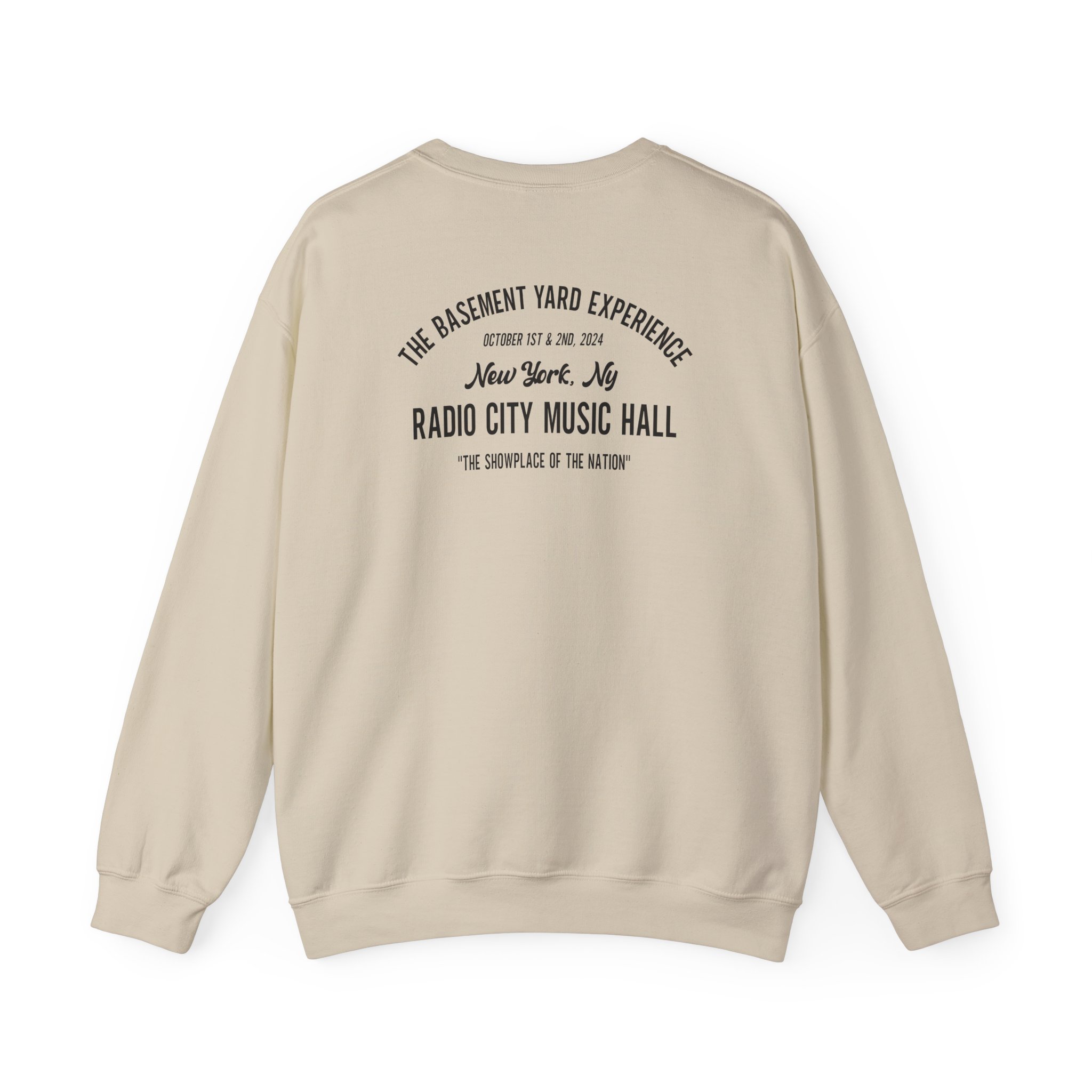 Basement Yard Tby Radio City Ivory Unisex Heavy Blendâ„¢ Crewneck Sweatshirt