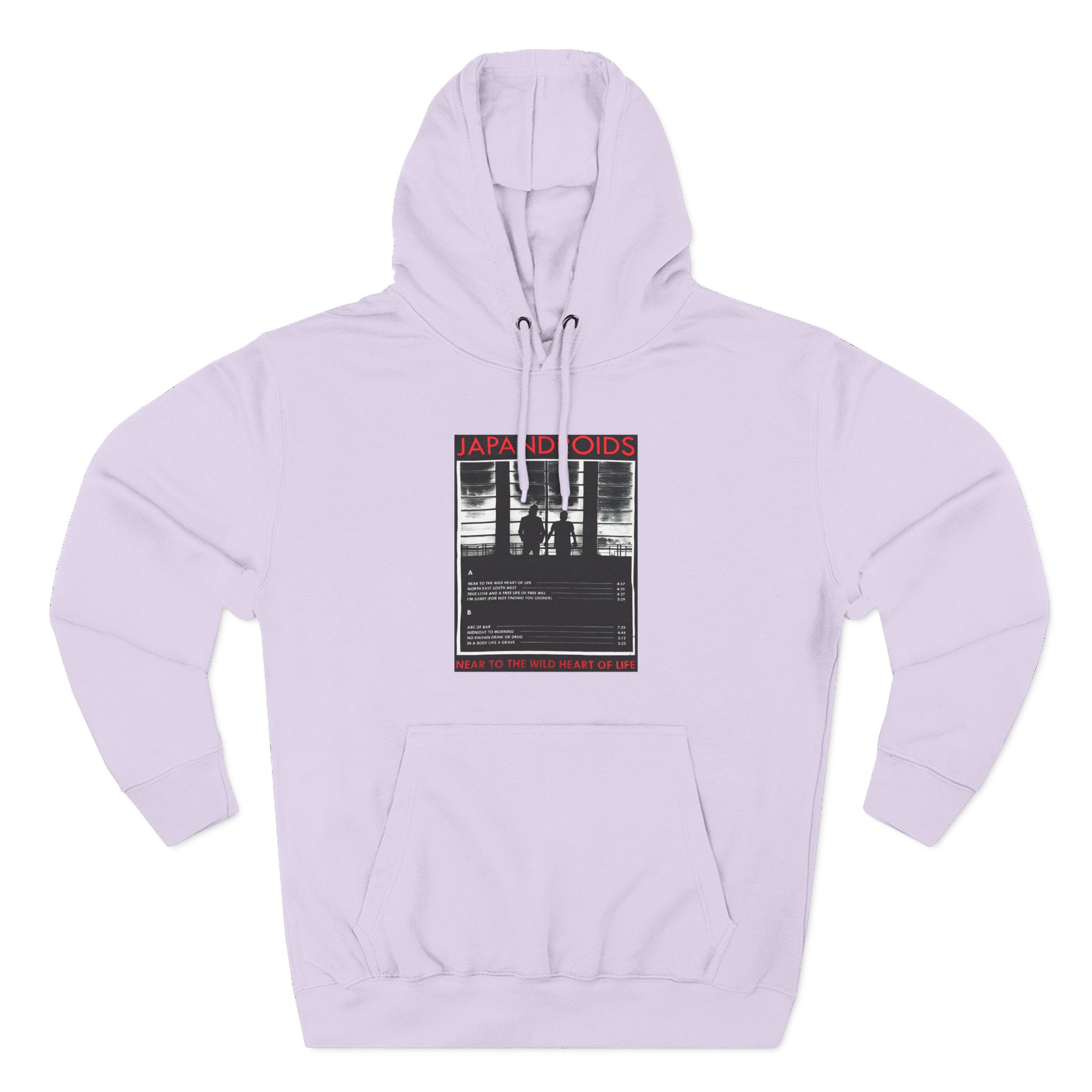 Japandroids Near to the Wild Heart of Life Three-Panel Fleece Hoodie