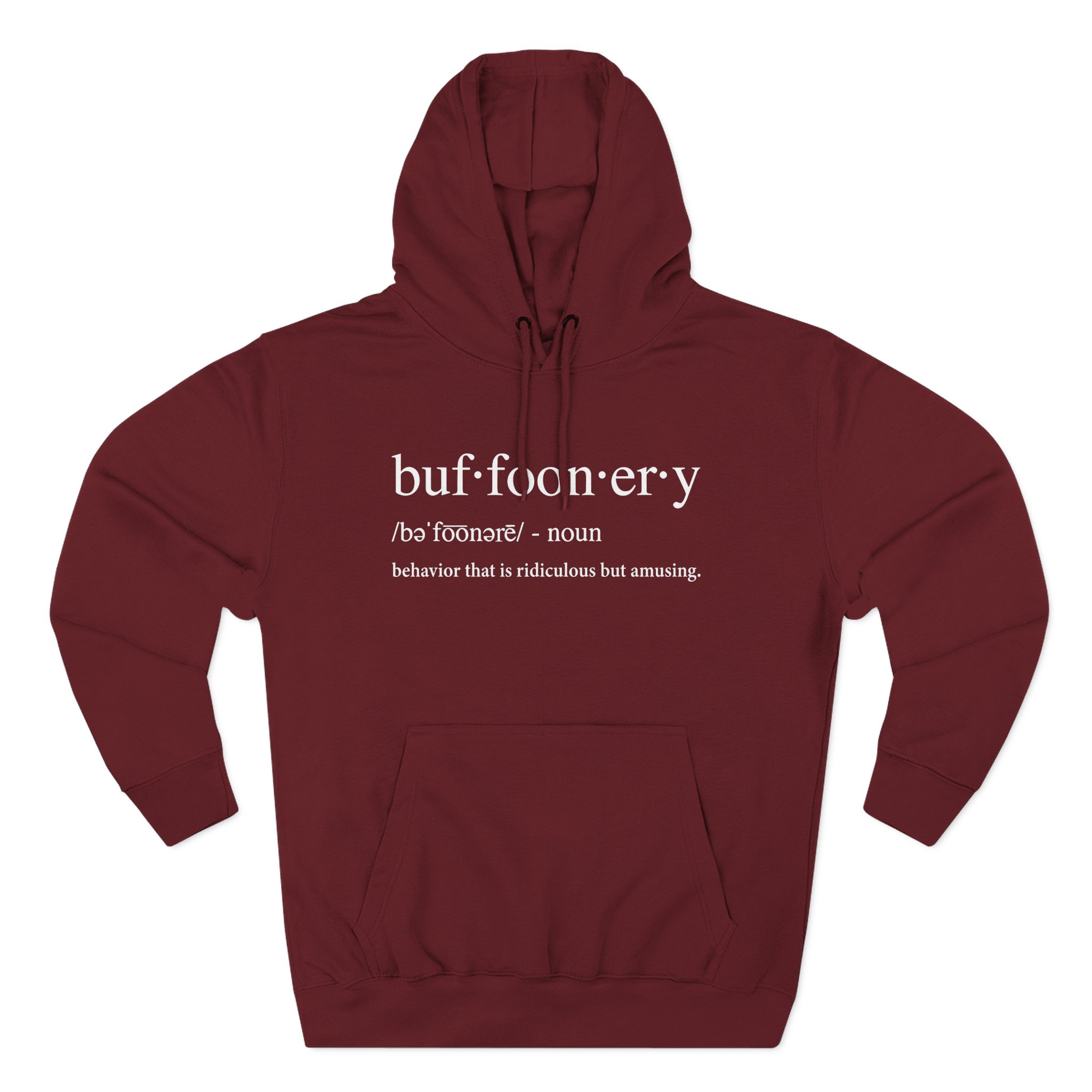 Lofe Buffoonery Three-Panel Fleece Hoodie