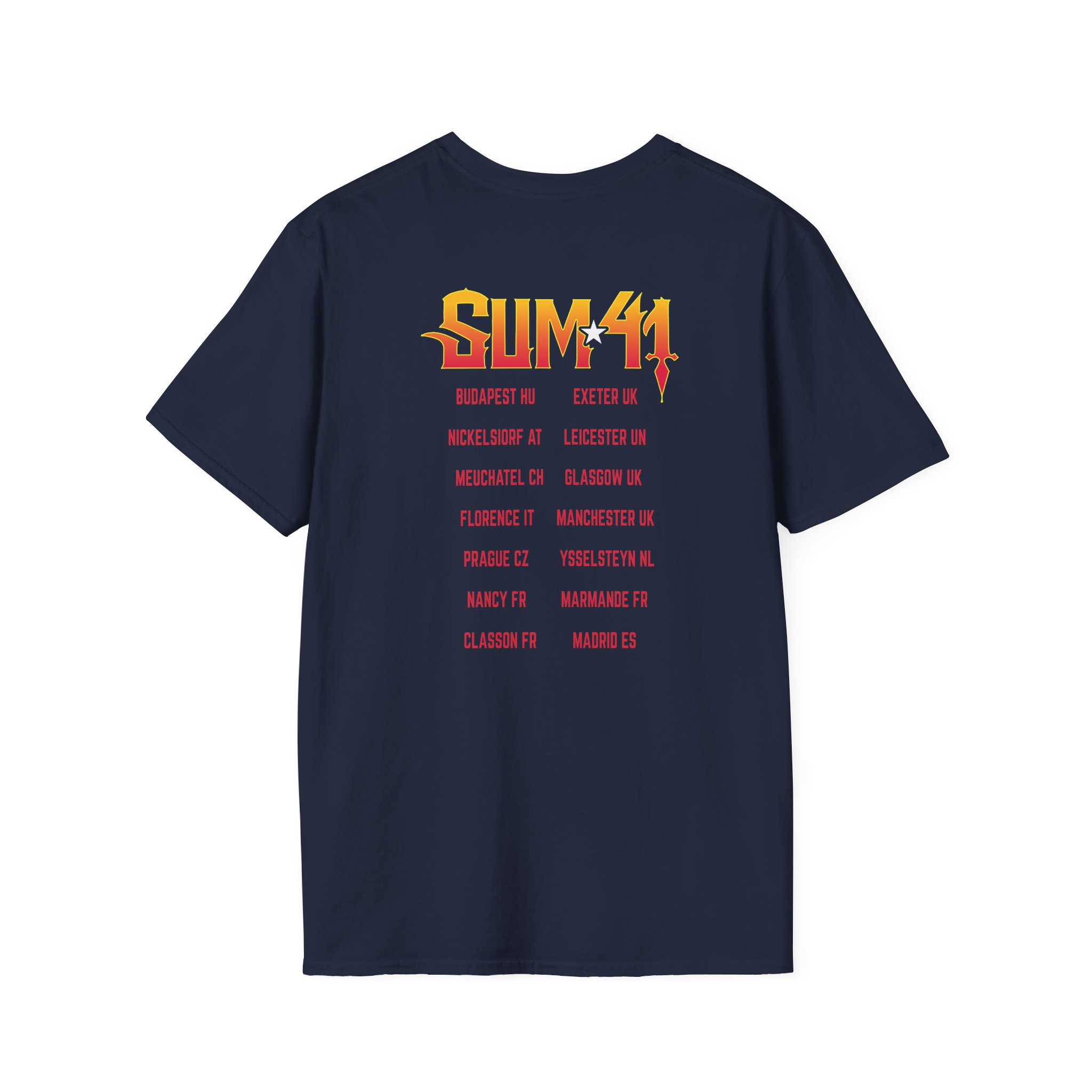 Sum 41 Out for Blood Unisex Softstyle T-Shirt