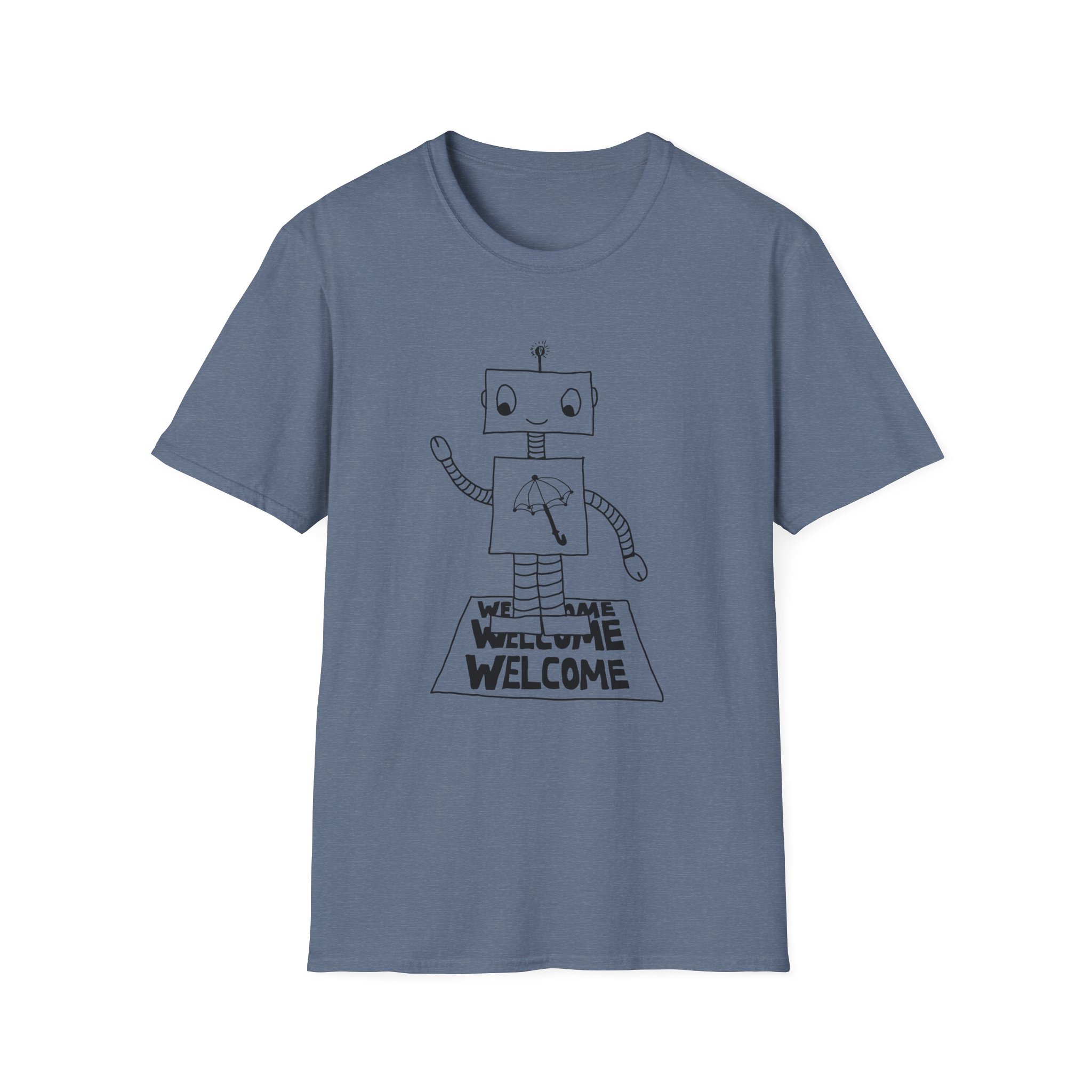 Armchair Expert Robot Unisex Softstyle T-Shirt